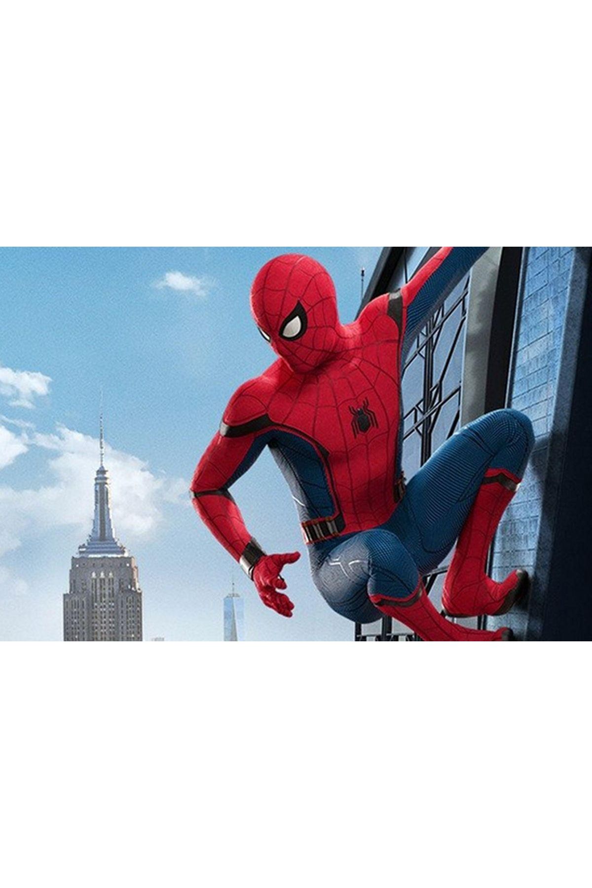Evistro Spiderman Örümcek Adam Çocuk Kostümü S Beden 3-5 Yaş
