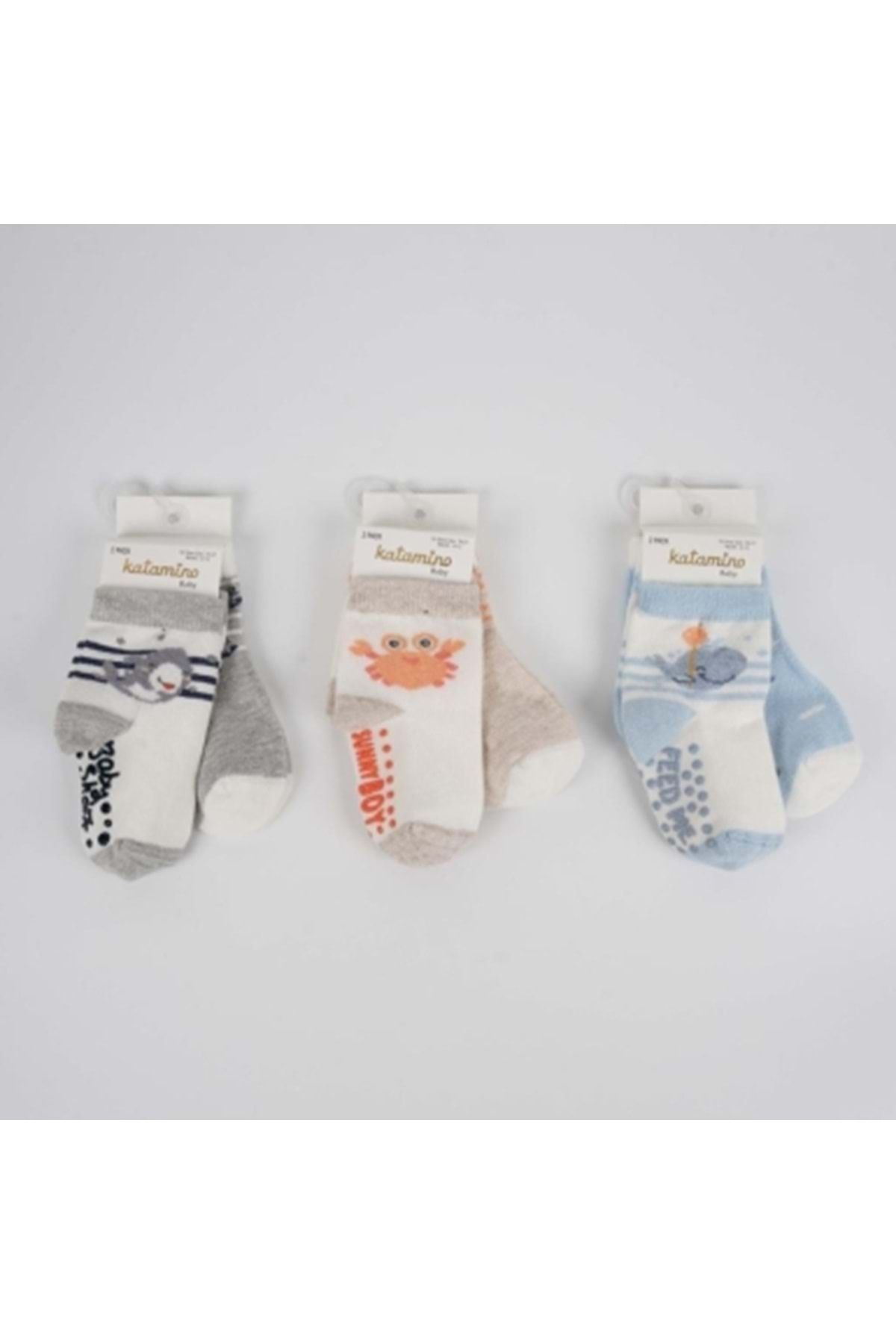 Artı Erkek Bebek Soket Çorap 2 Li Mavi