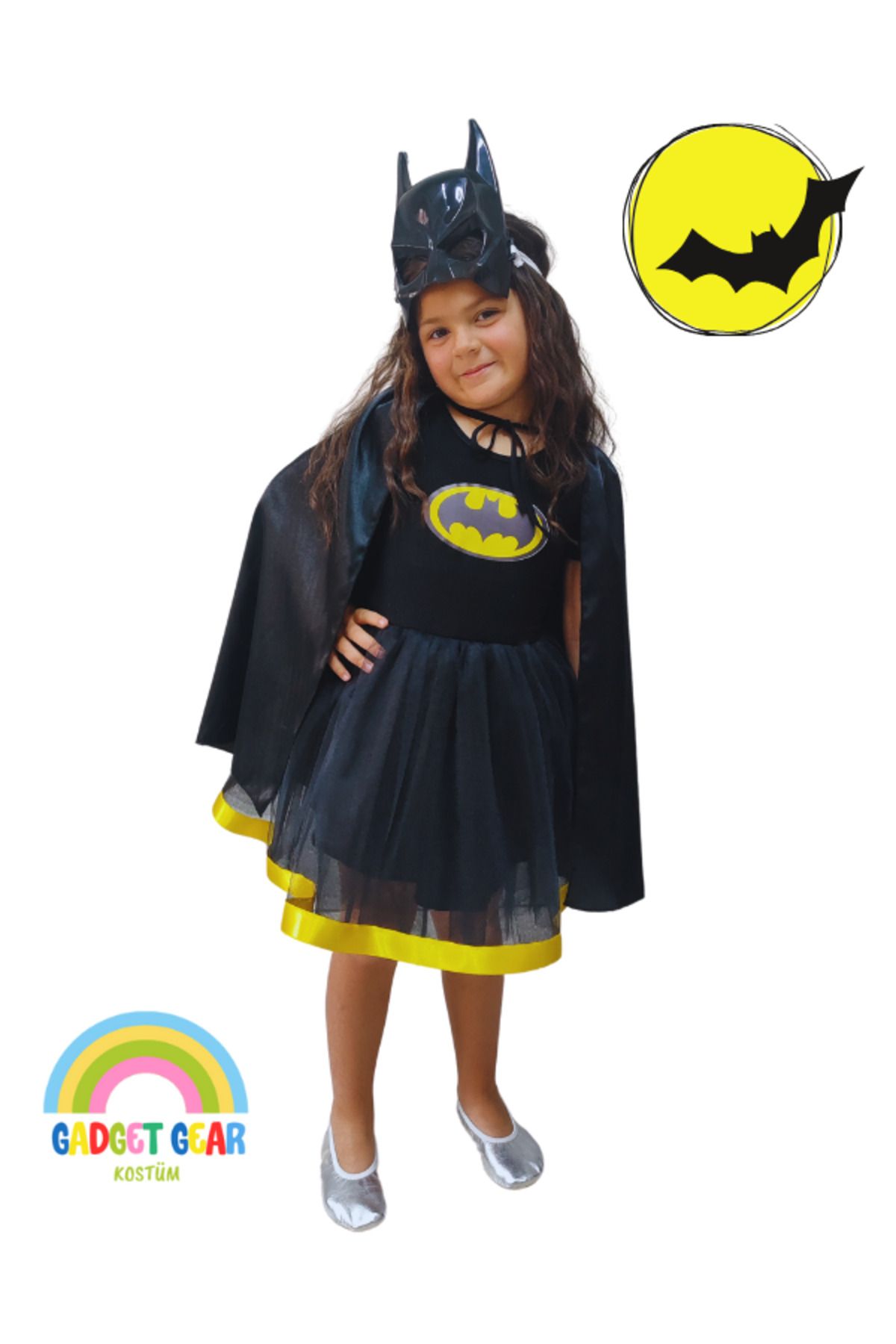 GADGET GEAR Süper Kahraman Kostüm - Batman Kız Çocuk Kostüm