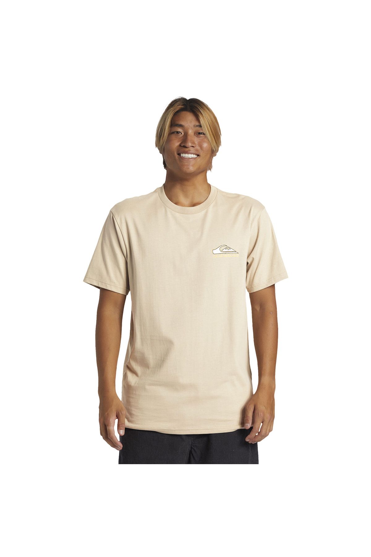 Quiksilver Step Up Mor Erkek Kahverengi Günlük Stil T-Shirt AQYZT09563-THZ0