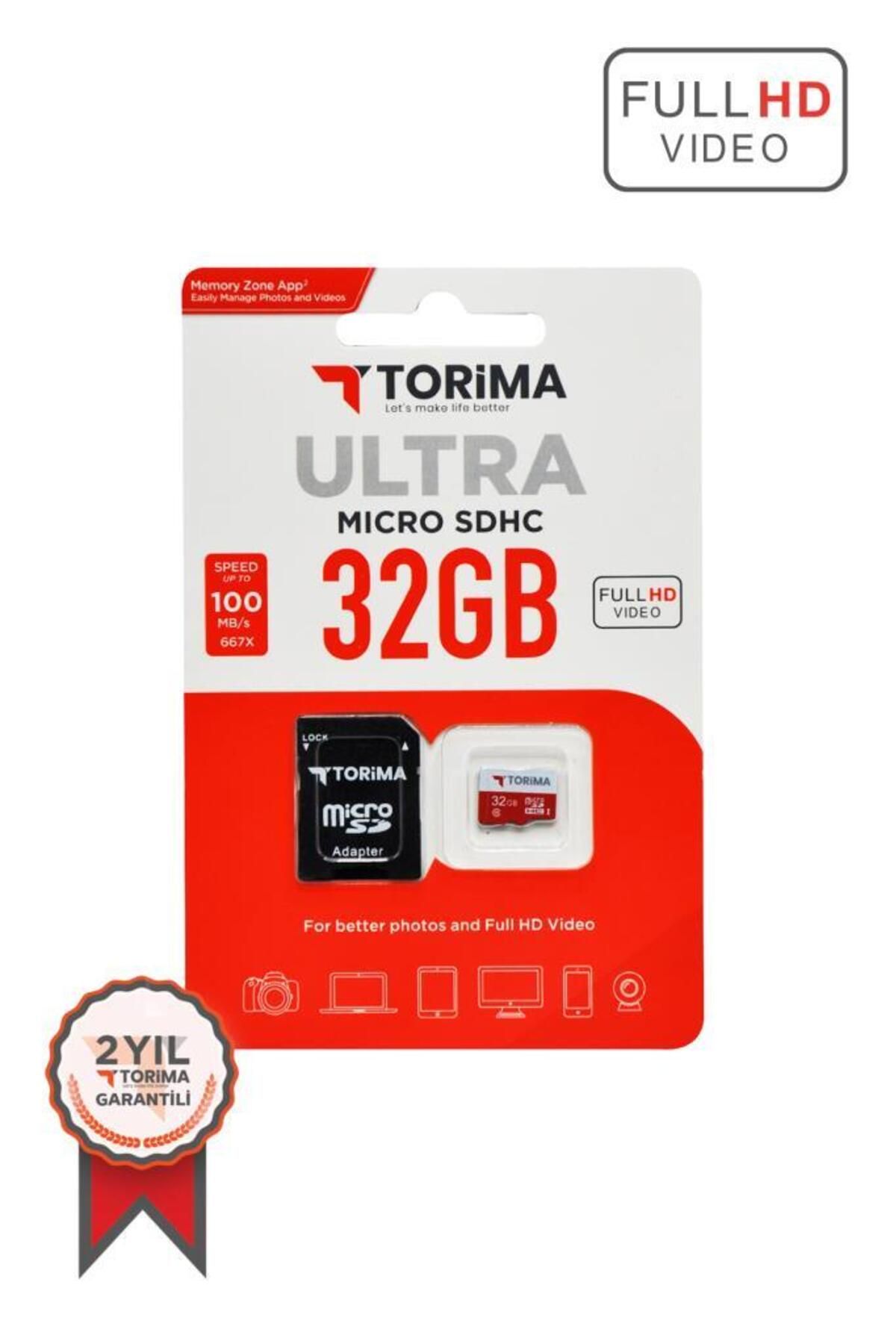 Torima Ultra Sdhc 100mb/s Micro Sd Kart 32 Gb
