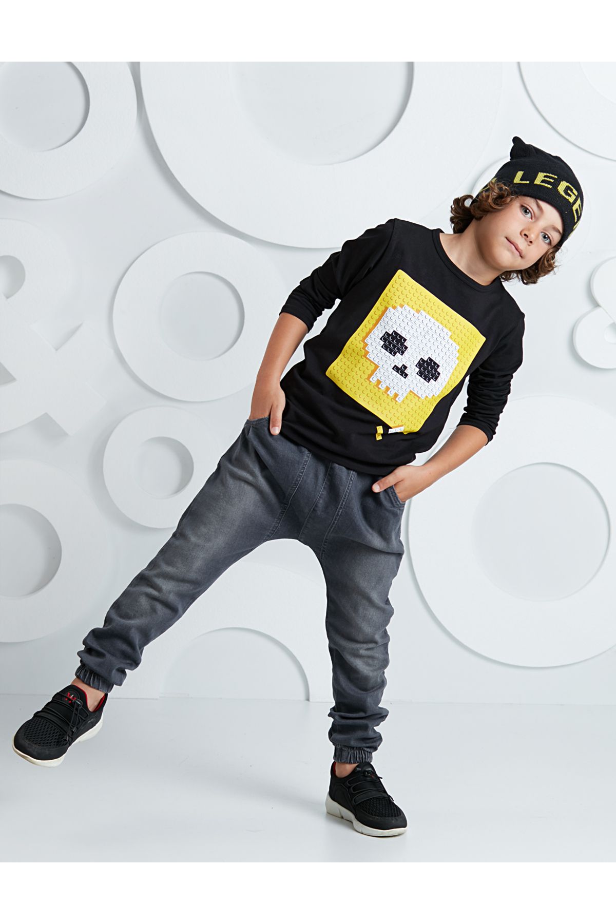 MSHB&G Oyuncu Erkek Çocuk T-shirt Denim Pantolon Takım