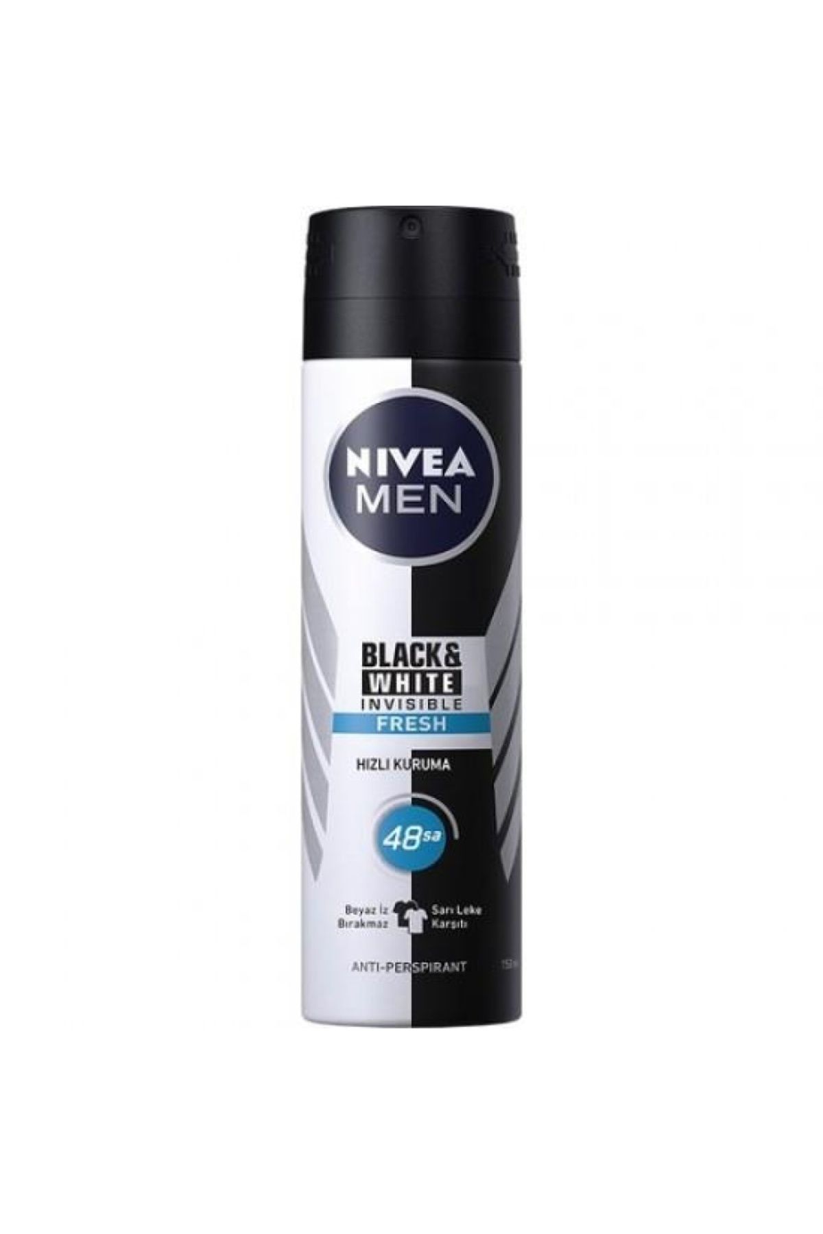 NIVEA Men Erkek Sprey Deodorant Black&white Invisible Fresh 150ml