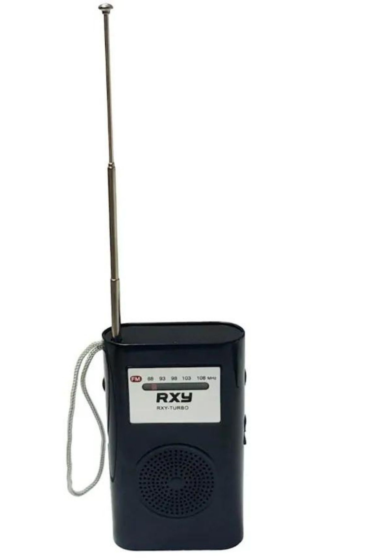 L'eDoren Roxy RXY-Turbo Cep Tipi Pilli Mini Analog Fm Radyo