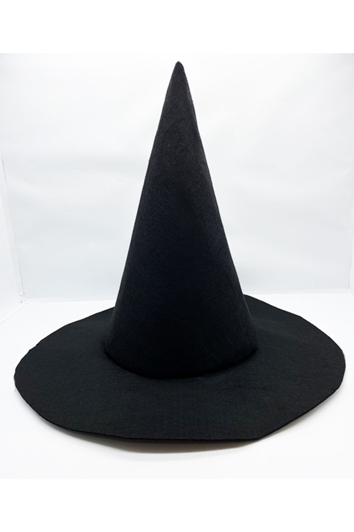 ShopZum Siyah Renk Keçe Cadı Şapkası 35x38 cm