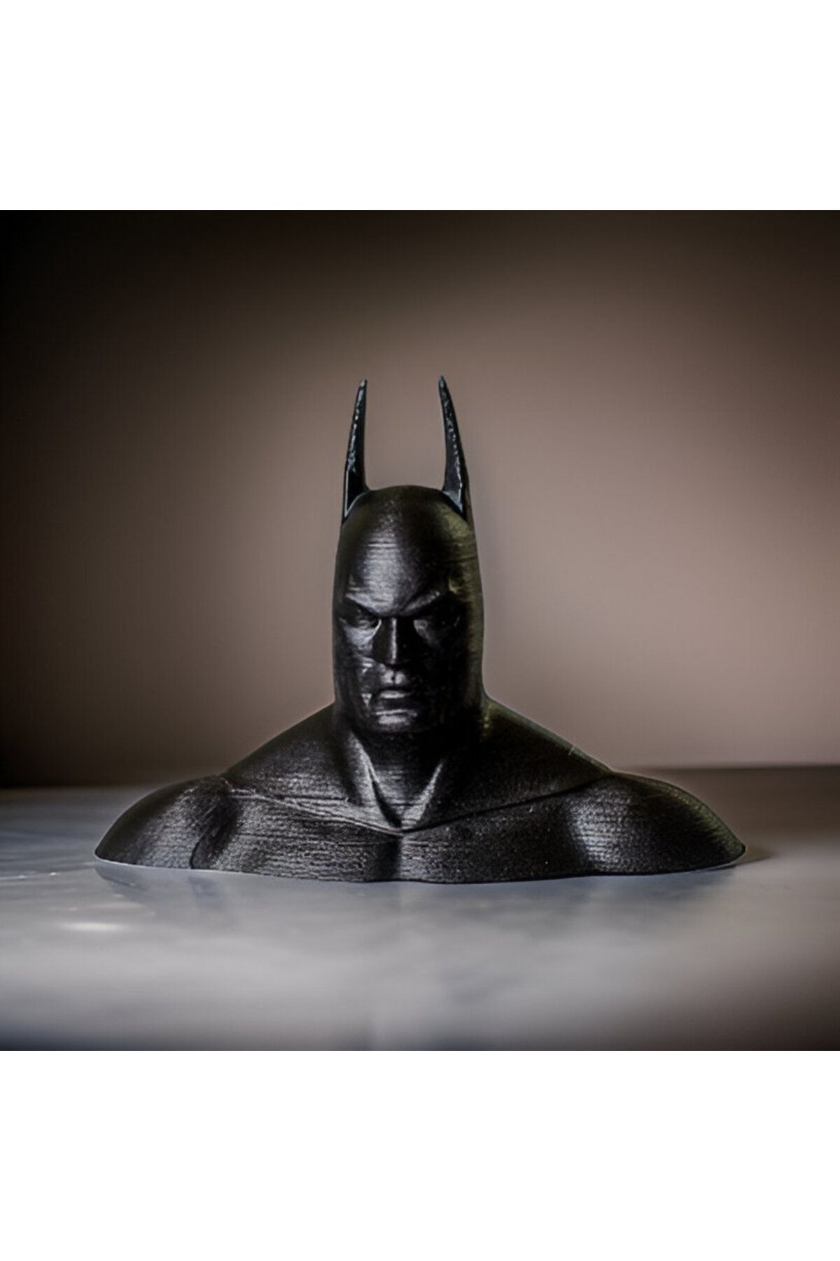 Batman Süper Kahraman Büst Figür Siyah
