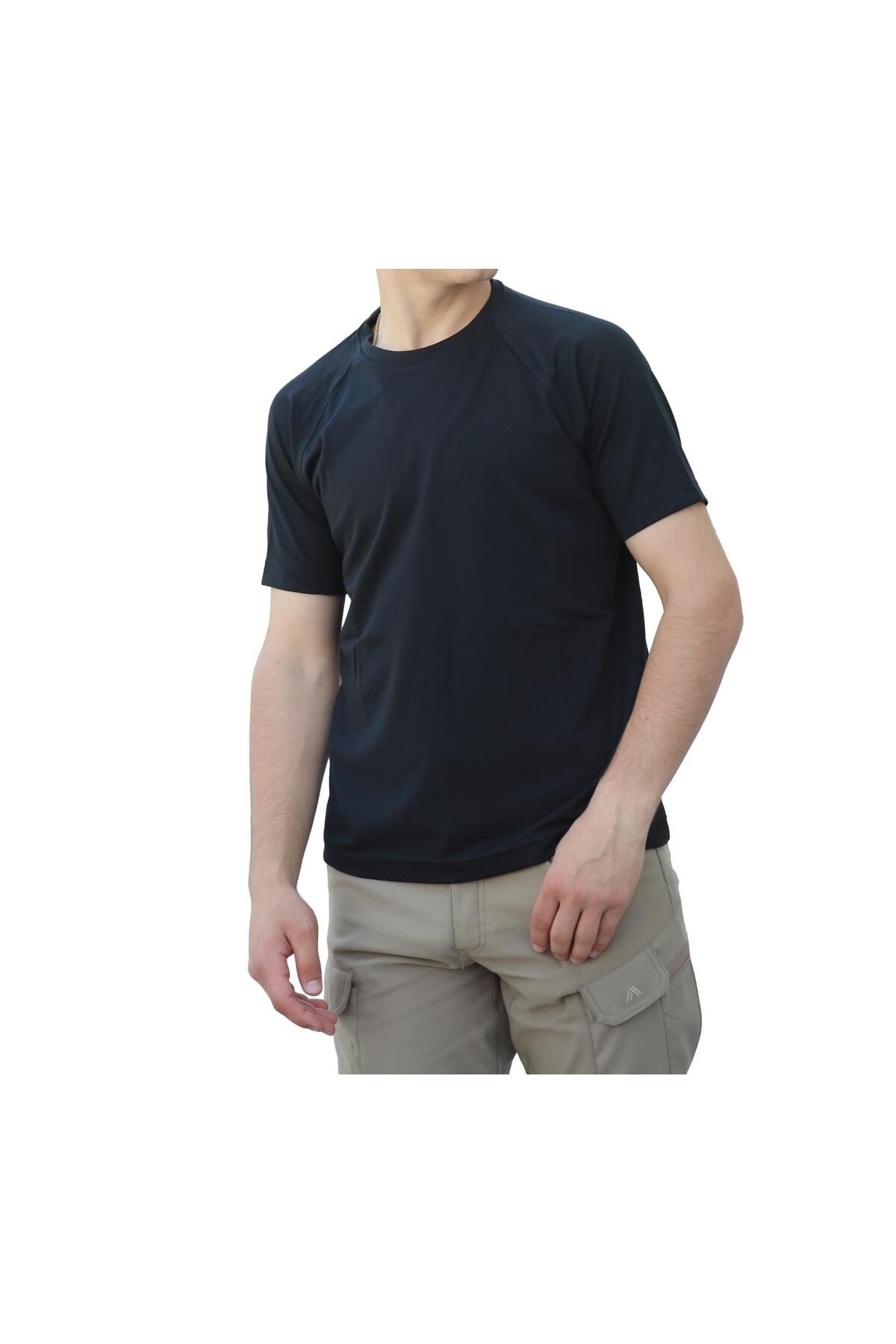 Akıncılar Outdoor AKN Basic 1. sınıf penye T-Shirt - Siyah