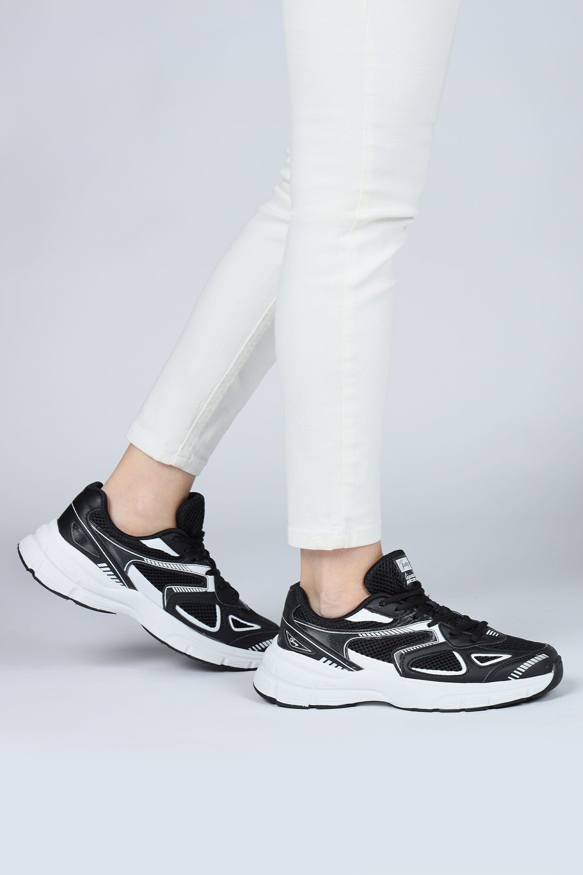 Jump 28790 Siyah Kadın Sneaker Günlük Spor Ayakkabı
