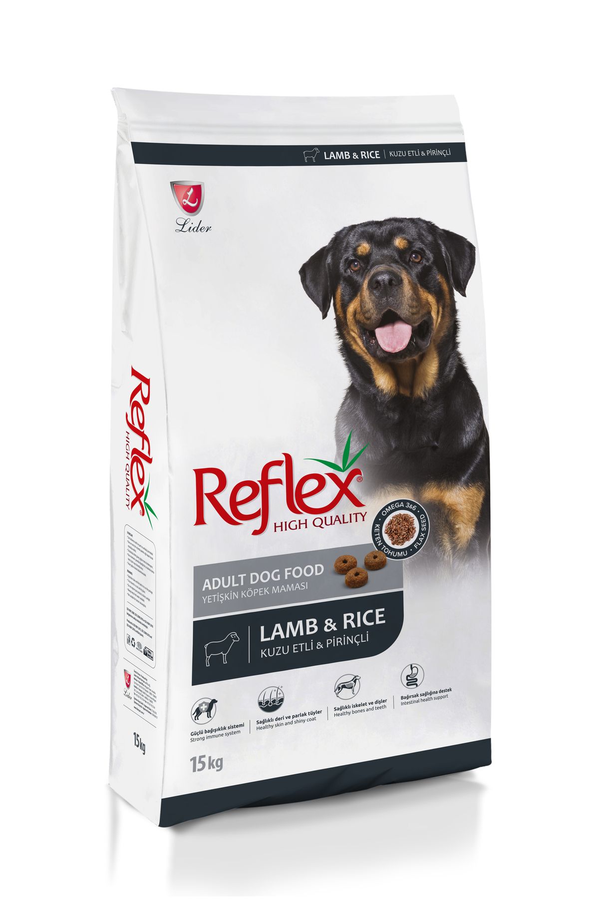 Reflex Kuzu Etli Yetişkin Köpek Maması - 15 kg