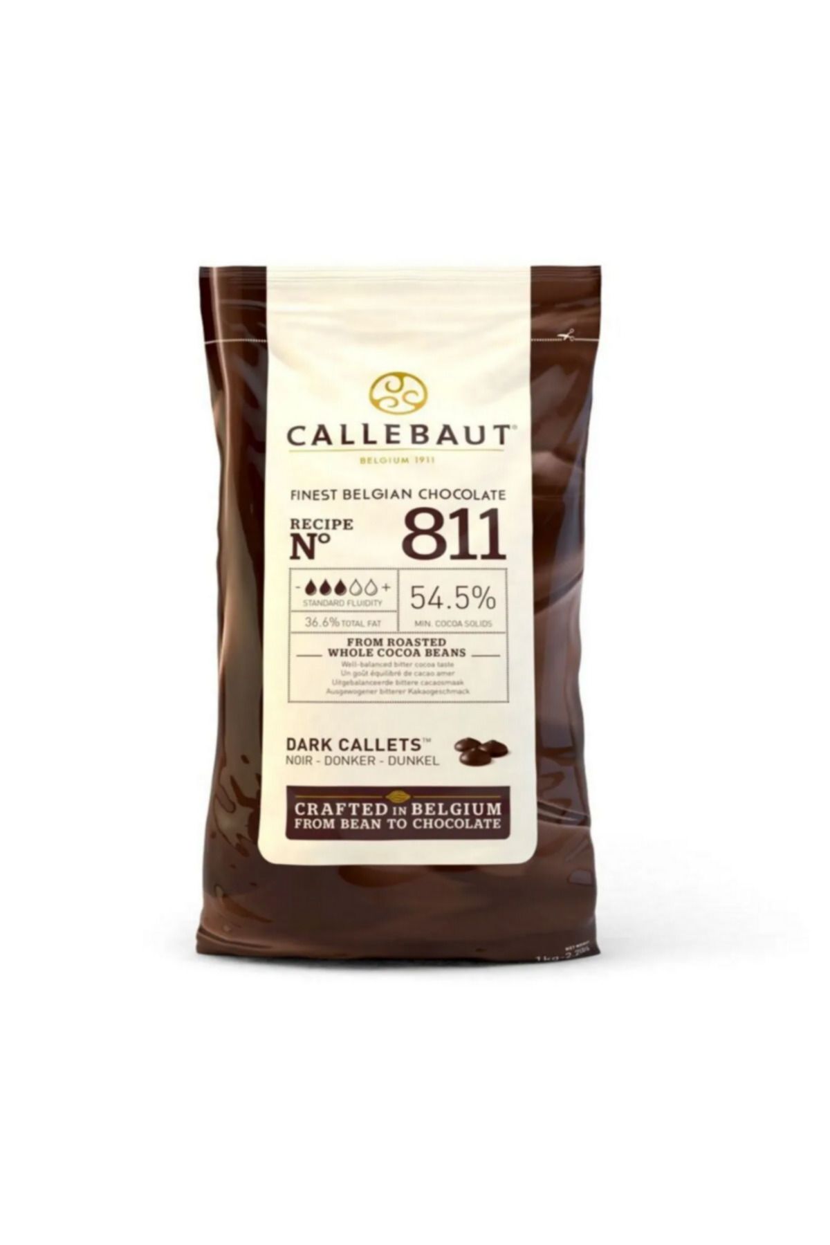 Callebaut 811-bitter Küvertür Drop Çikolata 2.5 Kg