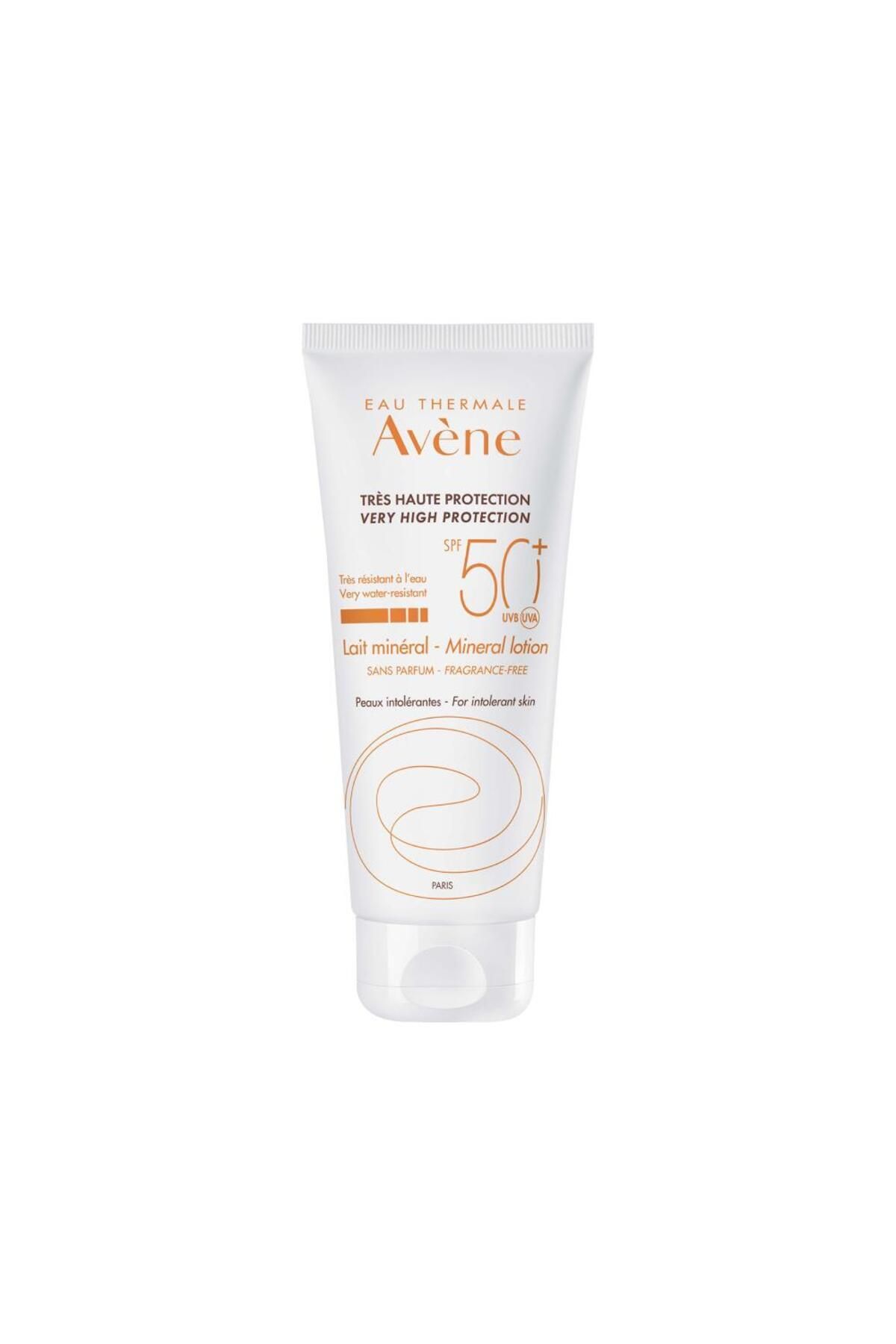 Avene Mineral Lotion Toleransı Düşük Hassas Ciltler için Süt Formunda SPF 50+ Güneş Koruyucu 100 ml