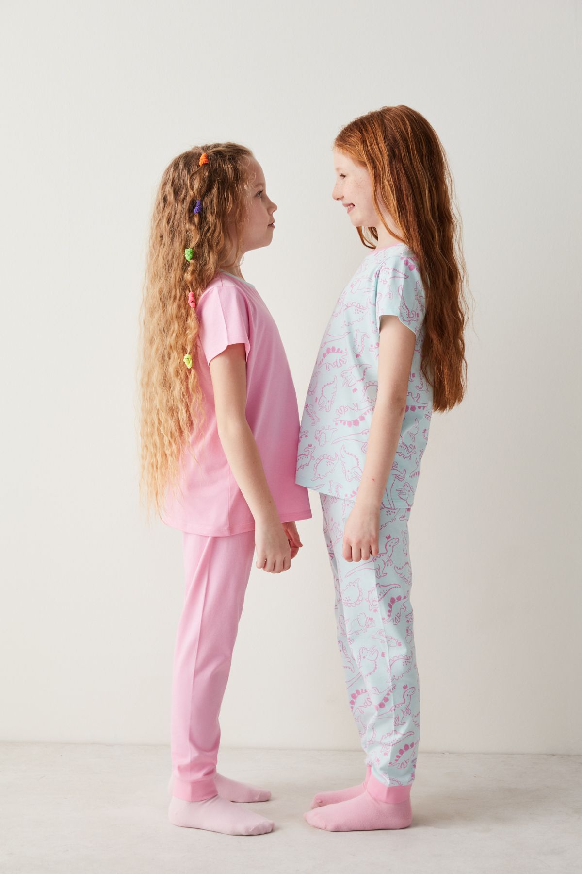 Penti Kız Çocuk Dinozor Baskılı 2 Li Pijama Takımı