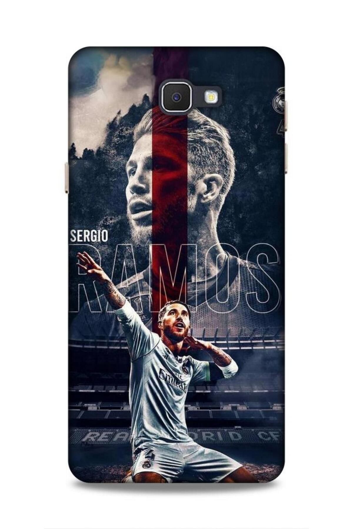 Lopard Samsung Galaxy J7 Prime Kılıf Players 25 Sergio Ramos Soyulmayan Kılıf