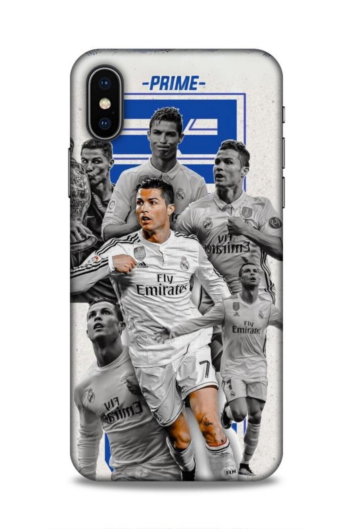Lopard Apple iPhone X Kılıf Players 16 Cristiano Ronaldo Hediyelik Kılıf