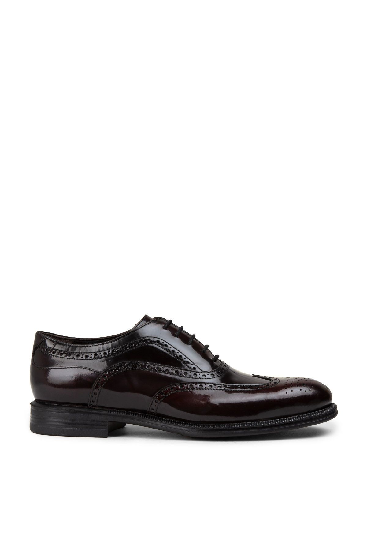 Deery Hakiki Deri Bordo Oxford Erkek Klasik Ayakkabı