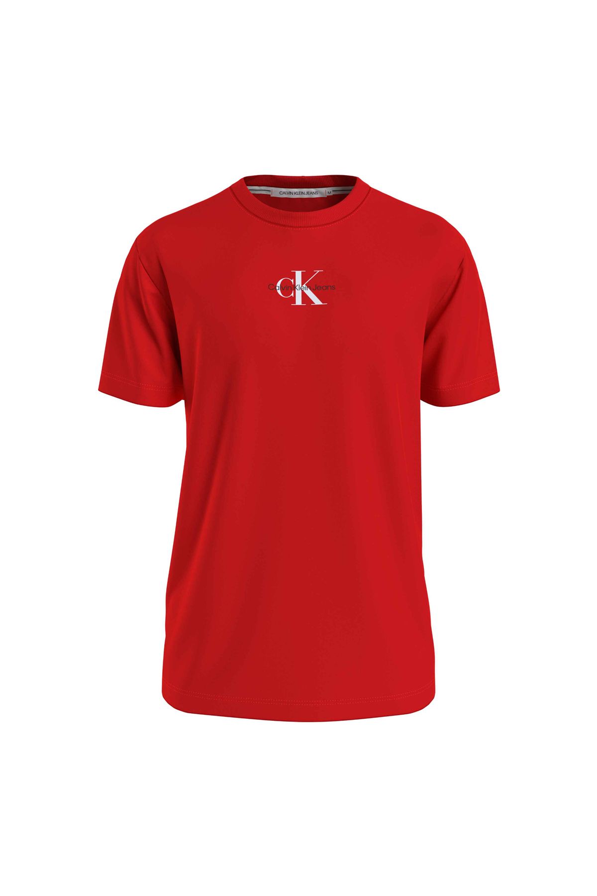 Calvin Klein Jeans Düz Kırmızı Erkek T-Shirt J30J323483XA7