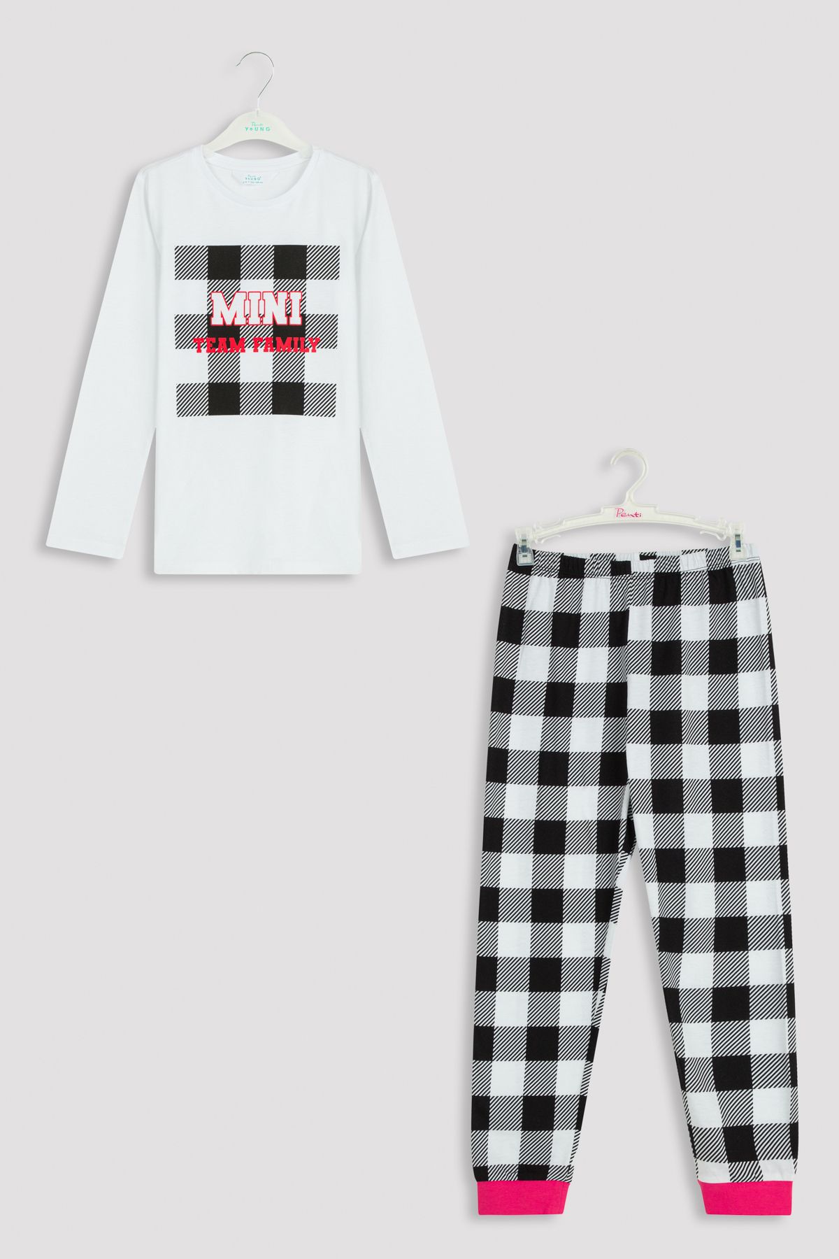 Penti Optik Beyaz Team Fam 2li Pijama Takımı