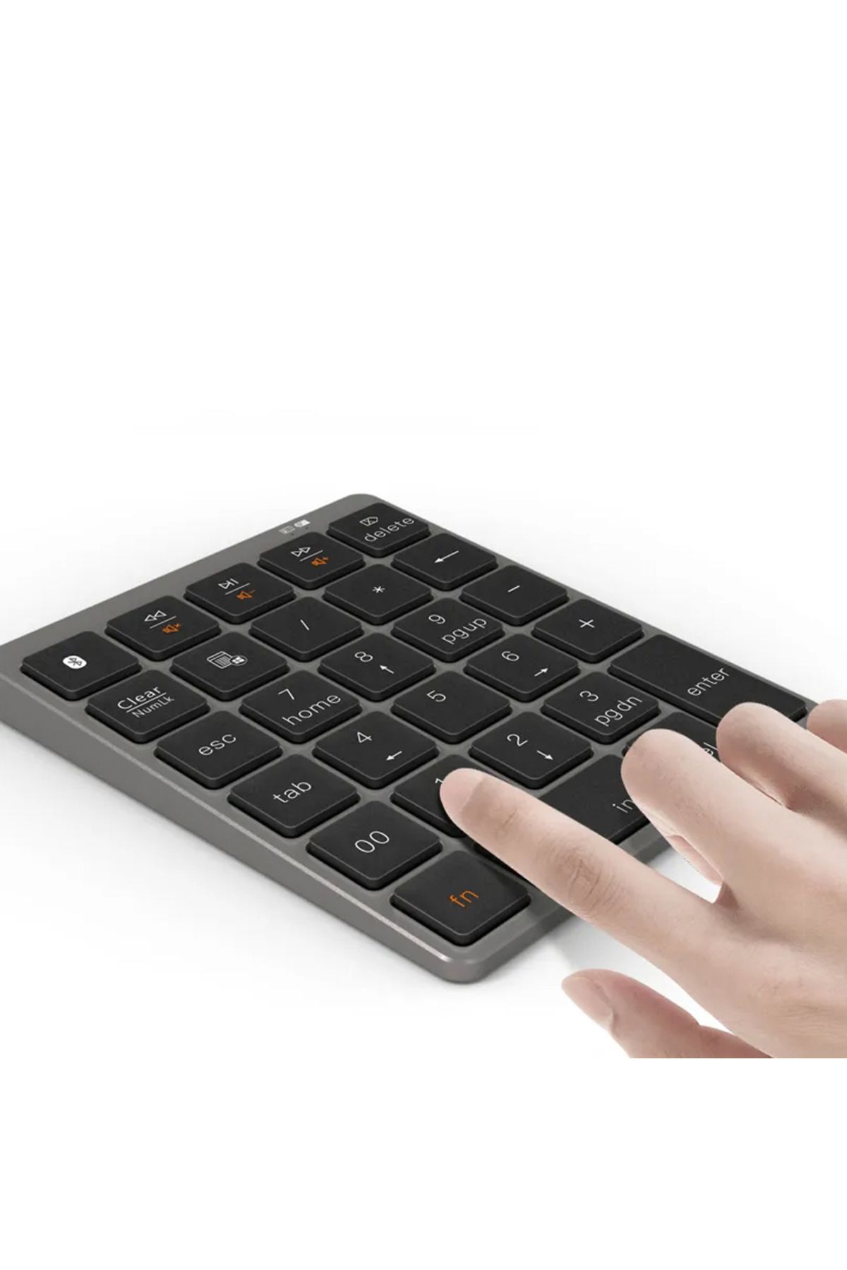 Coverzone 28 Tuşlu Macbook Notebook Uyumlu Bluetooth Kablosuz Numerik Klavye Tuş Takımı Mini Keypad