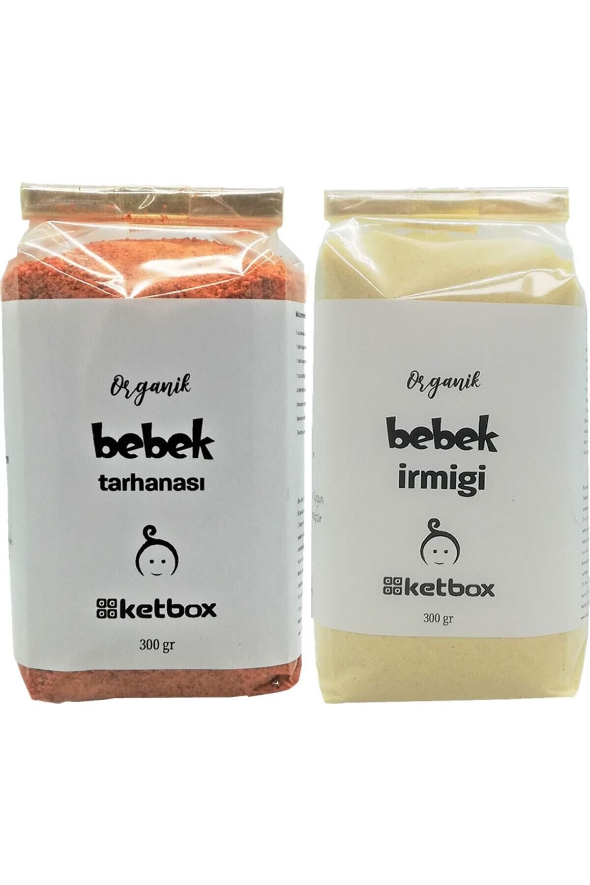 ketbox Organik Sertifikalı Bebek Tarhanası Ve Bebek Irmiği Ek Gıda Seti + 6 Ay