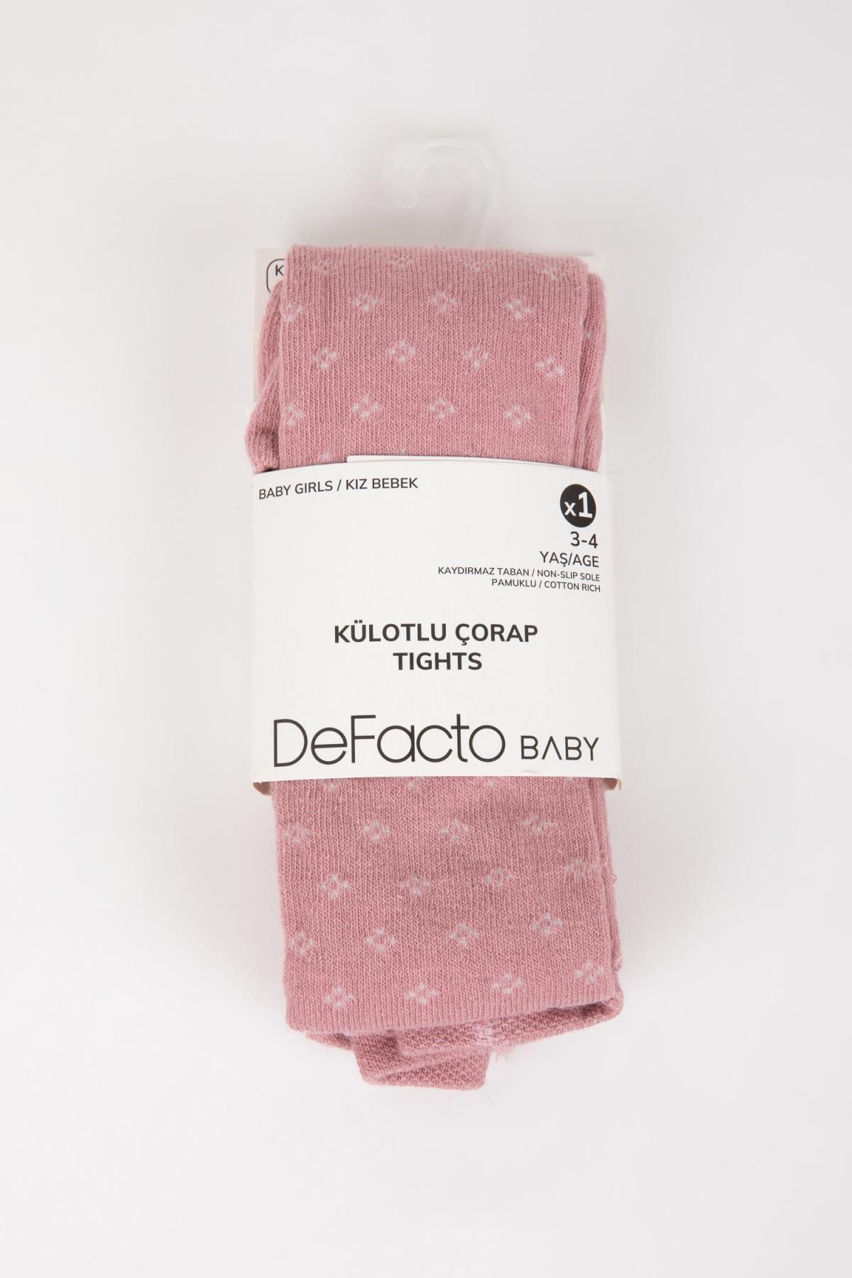 Defacto Kız Bebek Pamuklu Külotlu Çorap C9081A5NS