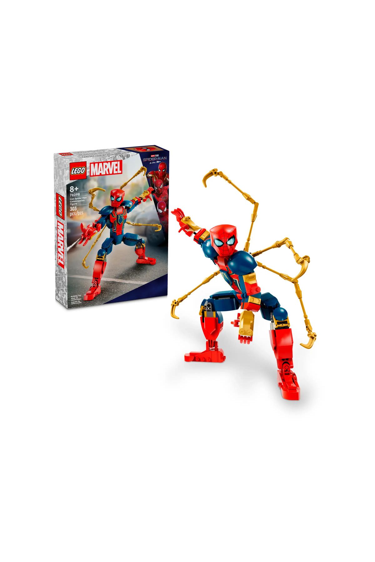 LEGO ® Marvel Iron Örümcek Adam Yapım Figürü 76298