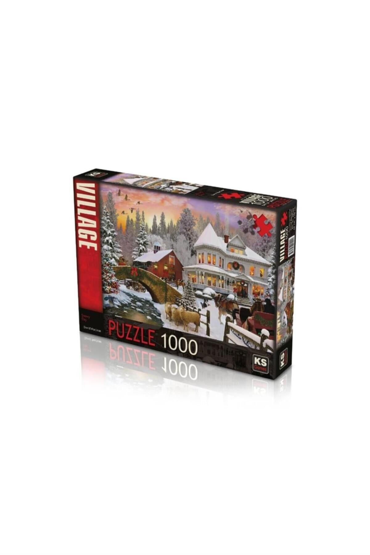 Genel Markalar Ks Games 1000 Parça Snowy Day Puzzle 20542