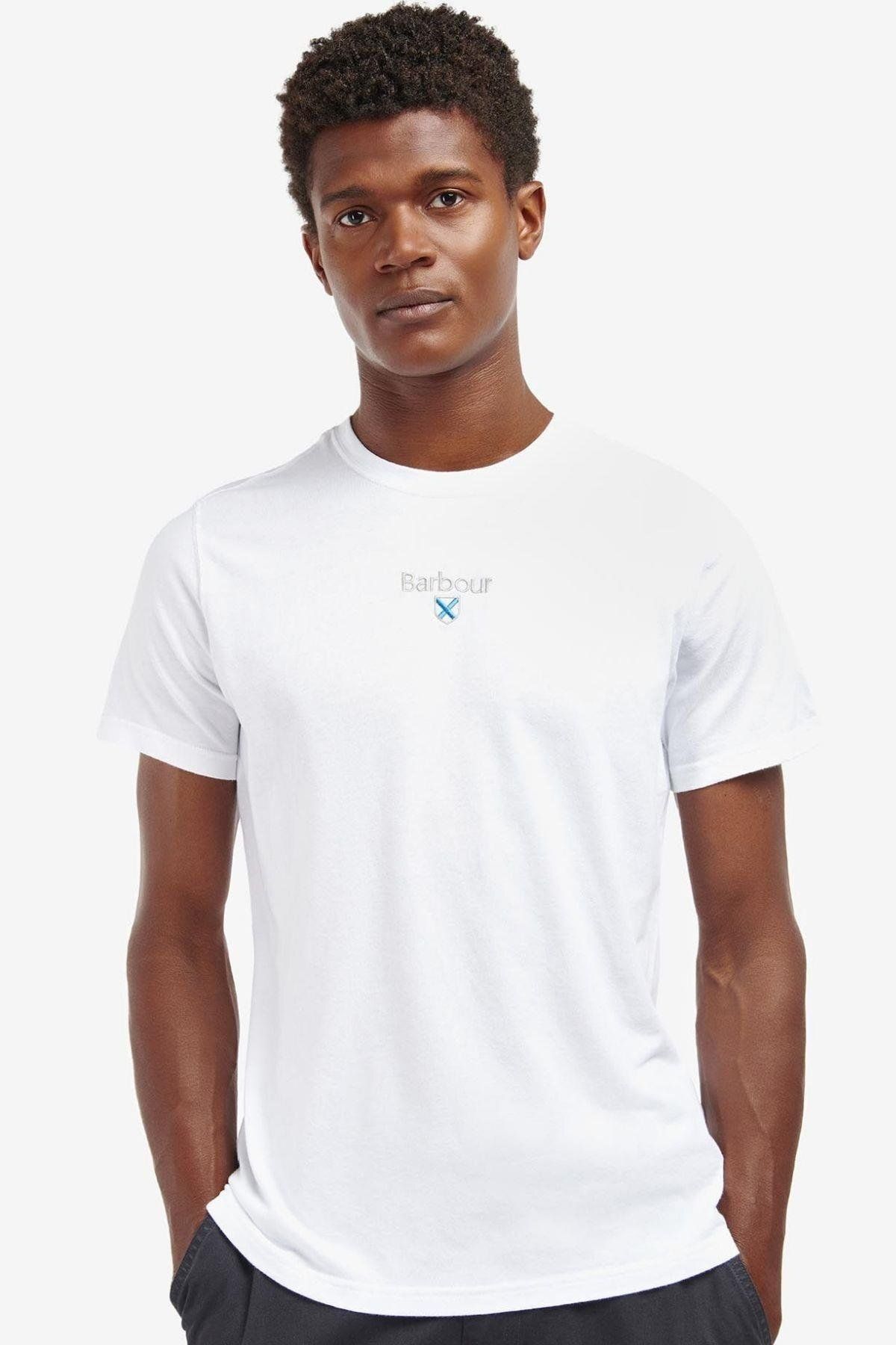 Barbour Stockton T-shirt Wh11 White