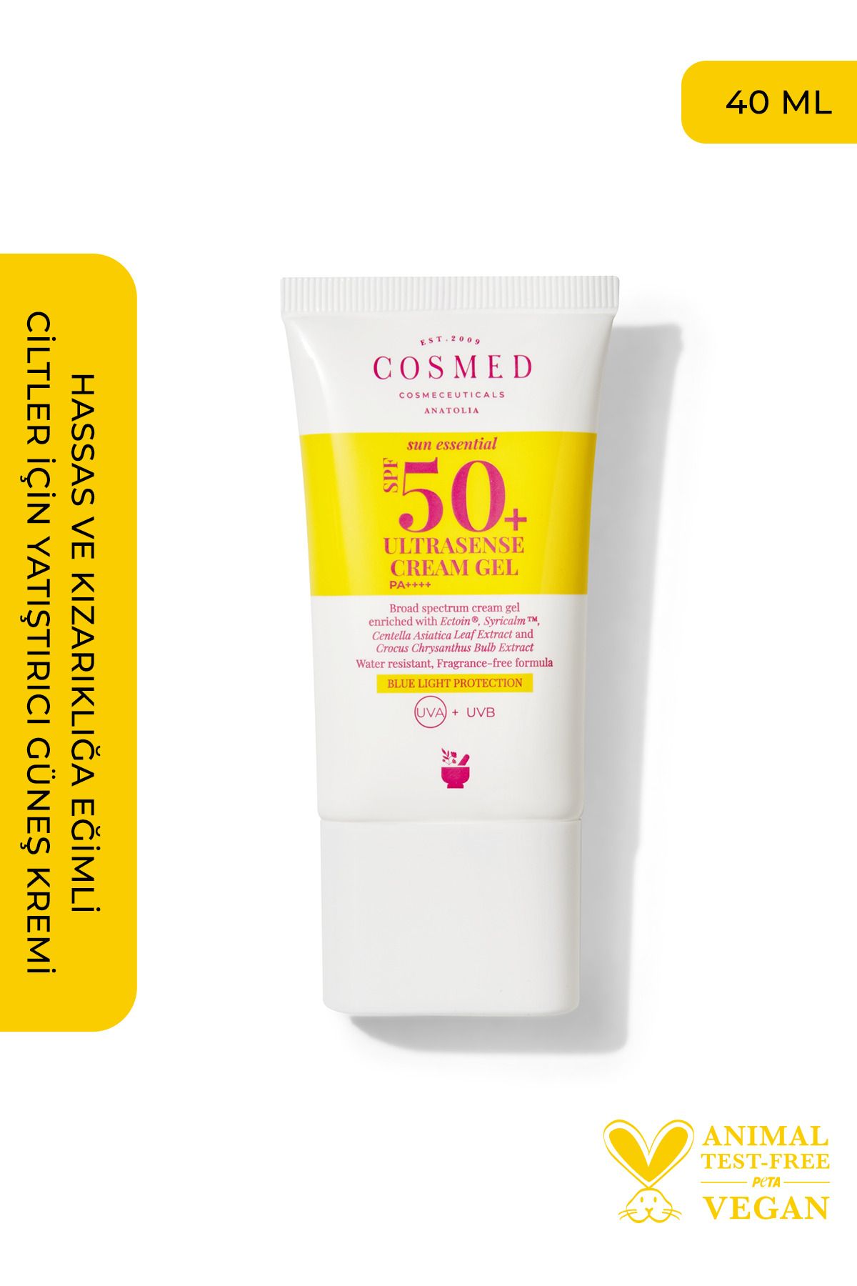 COSMED Sun Essential - Ultrasense Cream Gel Spf 50+ 40 ml