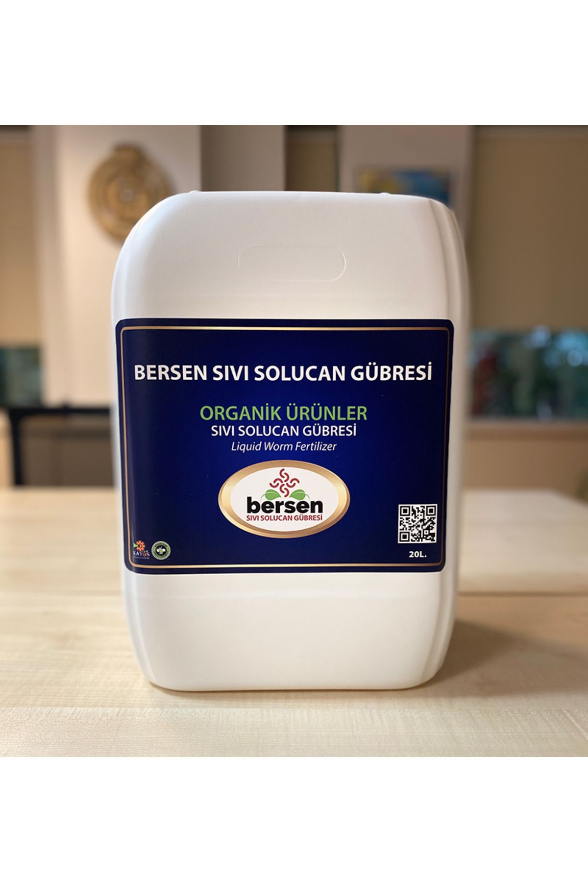 BERSEN ORGANİK Organik Sıvı Solucan Gübresi 20 Litre
