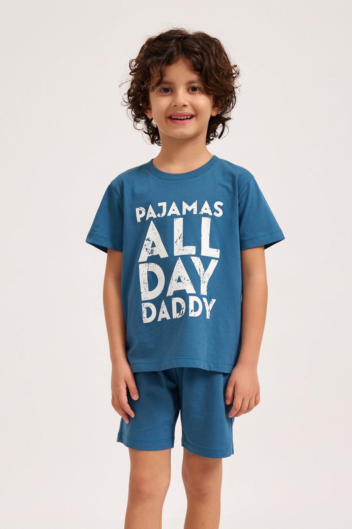 Katia & Bony All Day Erkek Çocuk Pijama Üst Lacivert