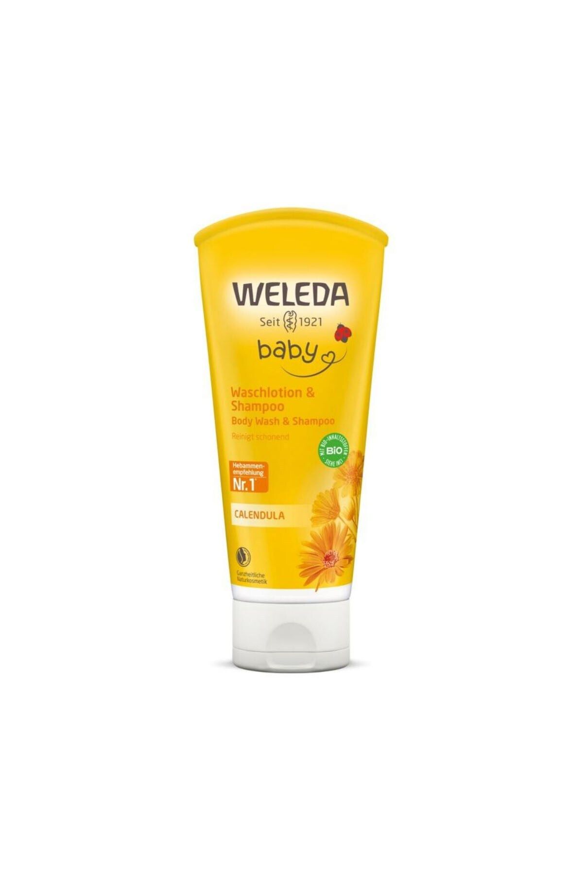 Weleda Calendula Organik Saç ve Vücut Şampuanı 200ml 0+ Ay
