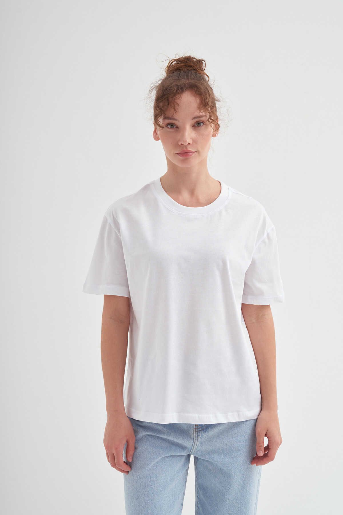 EMNORA Premium Basic Tshirt Beyaz