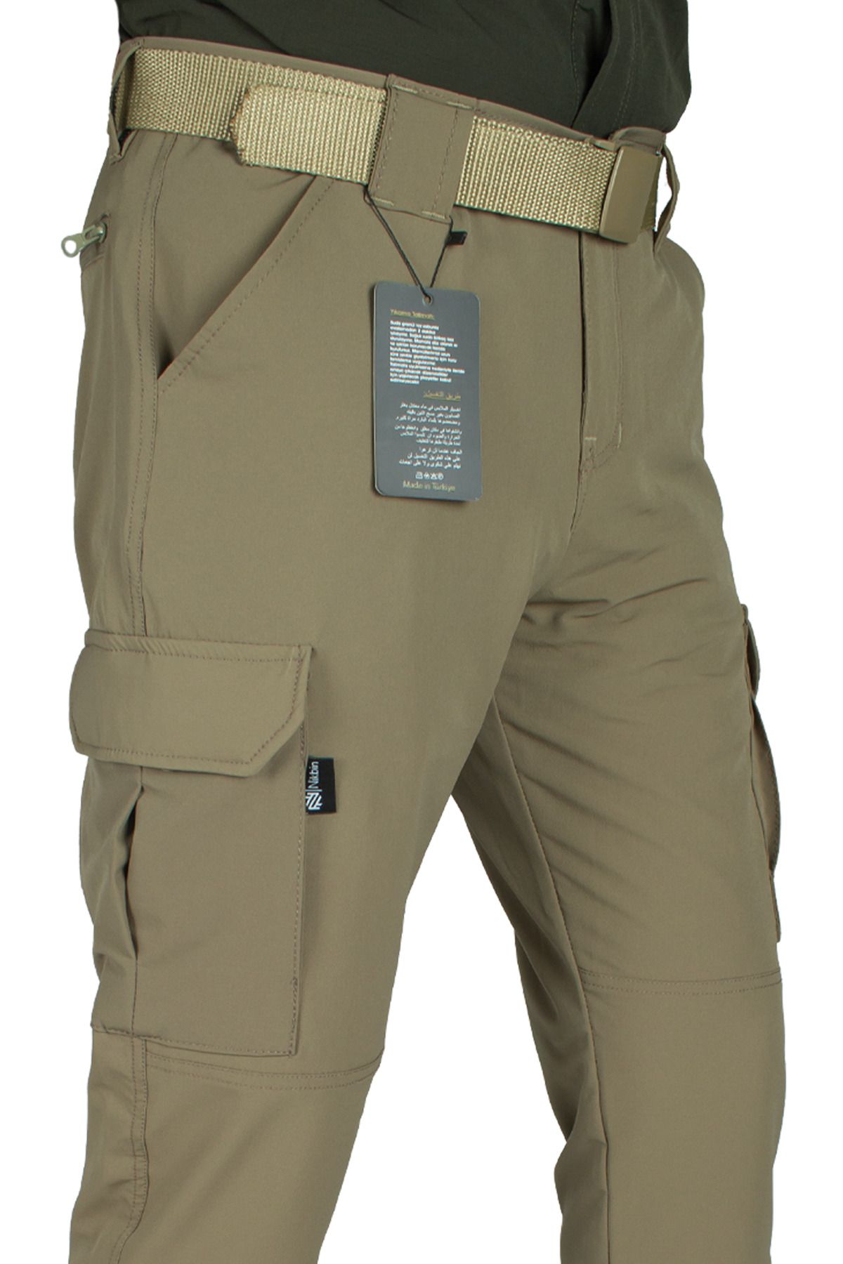Nikbin Tactical Outdoor Taktik Pantolon Esnek Ürün Şık Tasarım- Bej Rengi