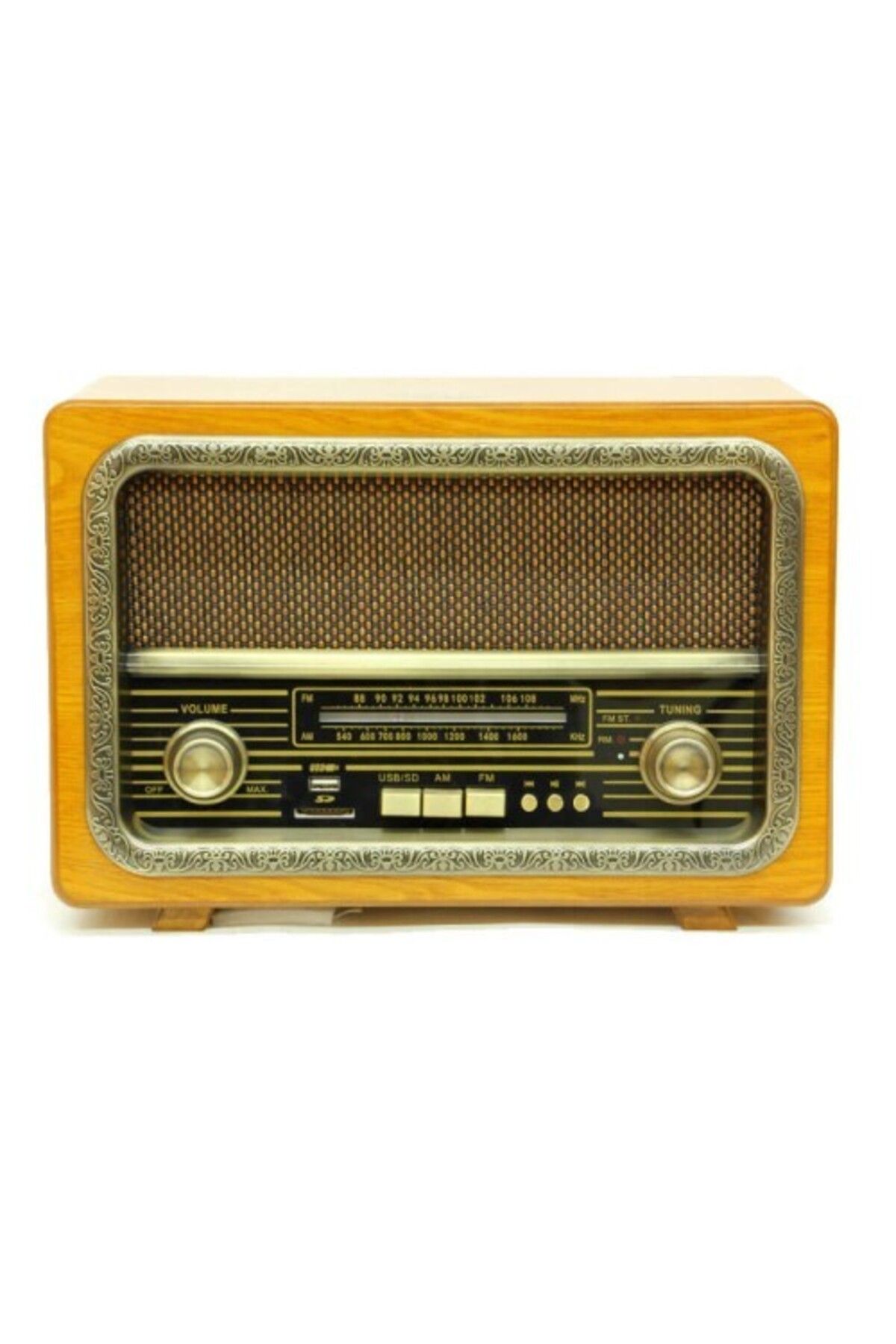 Genel Markalar Nostaljik Ahşap Radyo