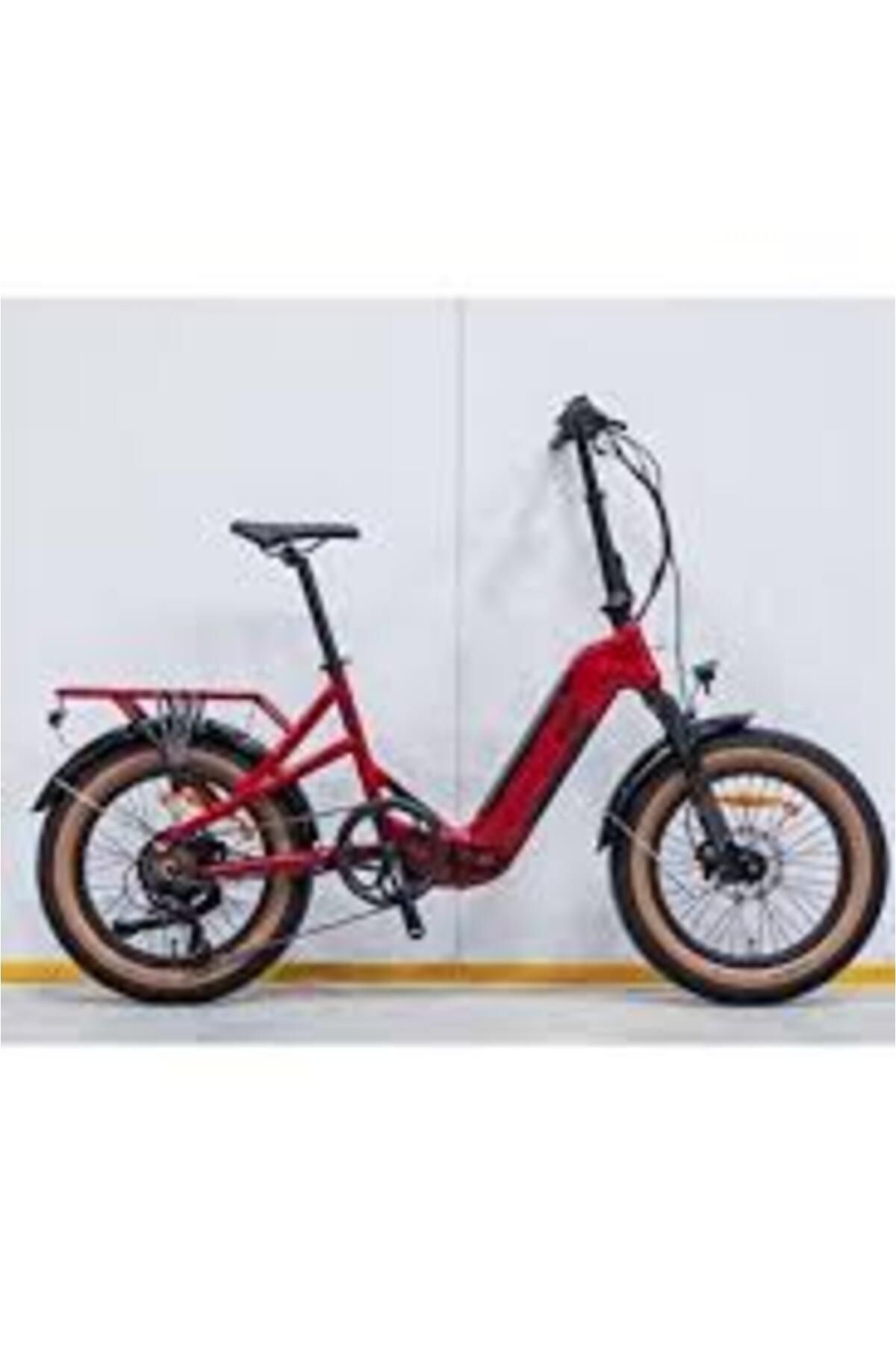 LOOP DESIGN Loop COASTER 20 Jant Katlanır (FAT Bike) - 7 Vites Elektrikli Bisiklet Kırmızı-Siyah