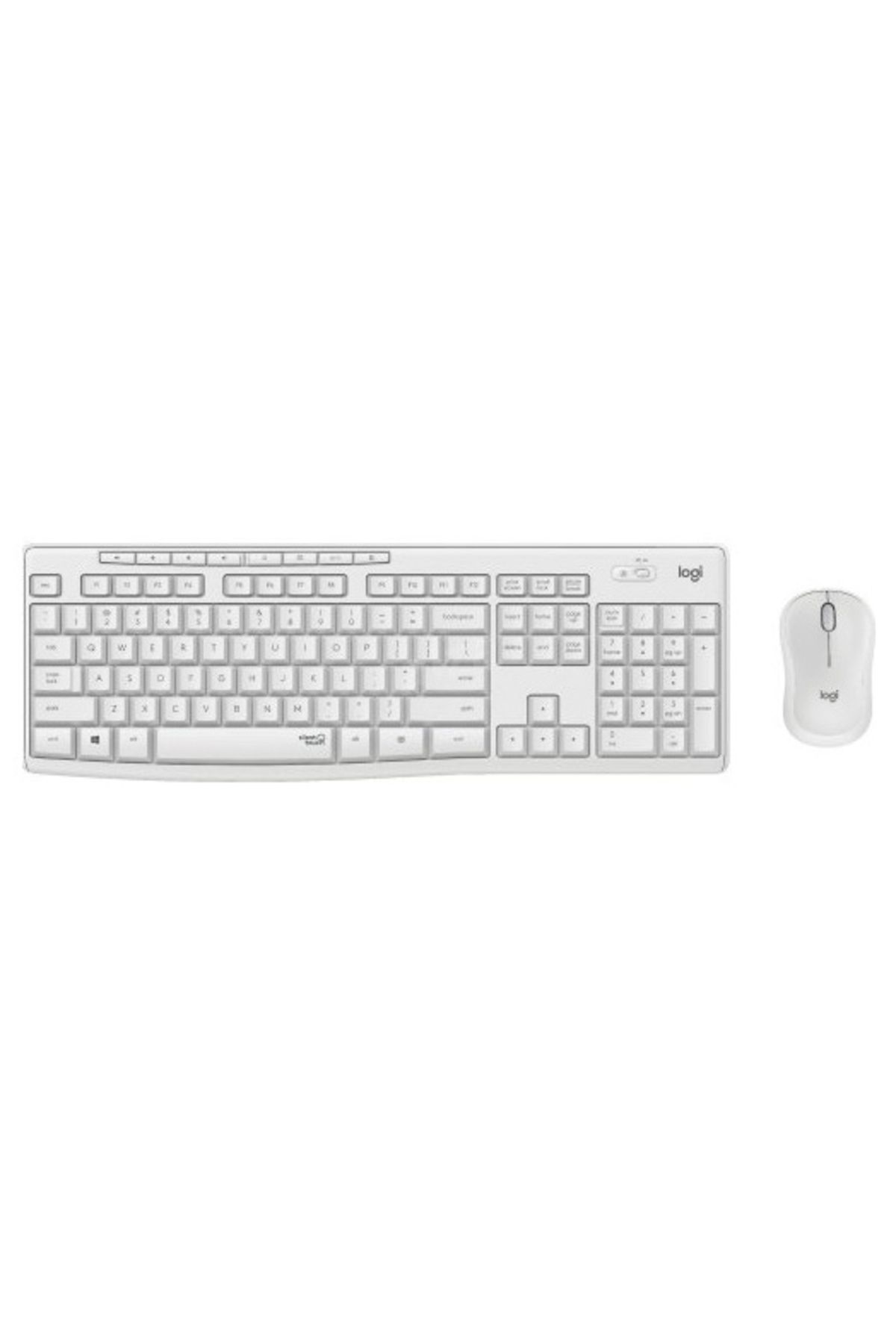 logitech Mk295 920-010089 Beyaz Kablosuz Klavye Mouse Set