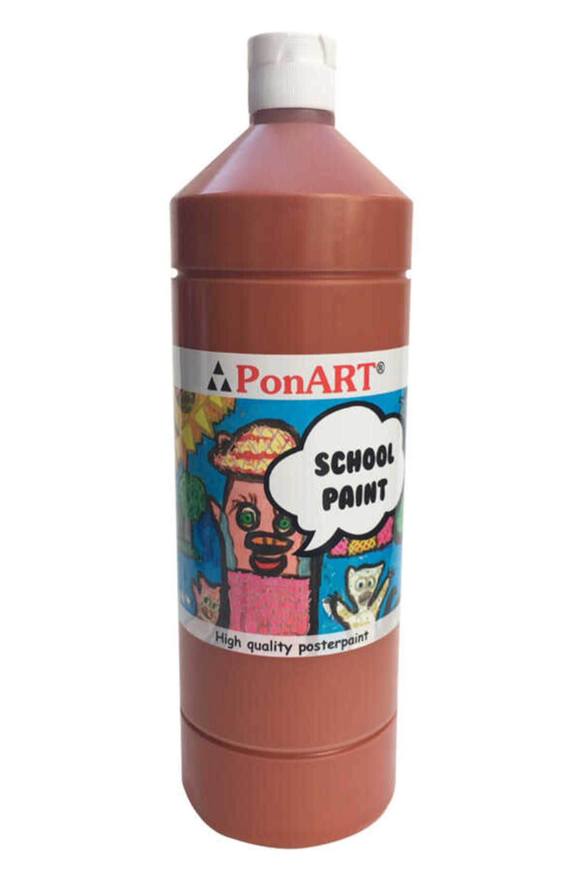 Ponart School Paint Açık Kahve 1000ml