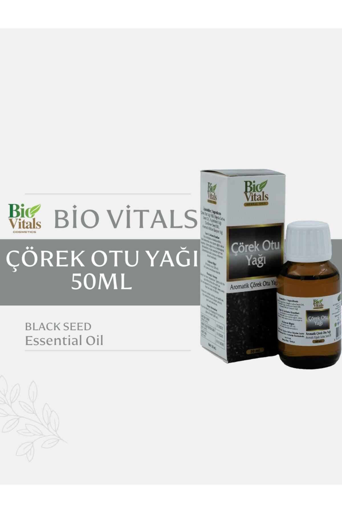 Bio Vitals Çörek Otu Yağı 50ml - Aromatik Bitkisel Yağ