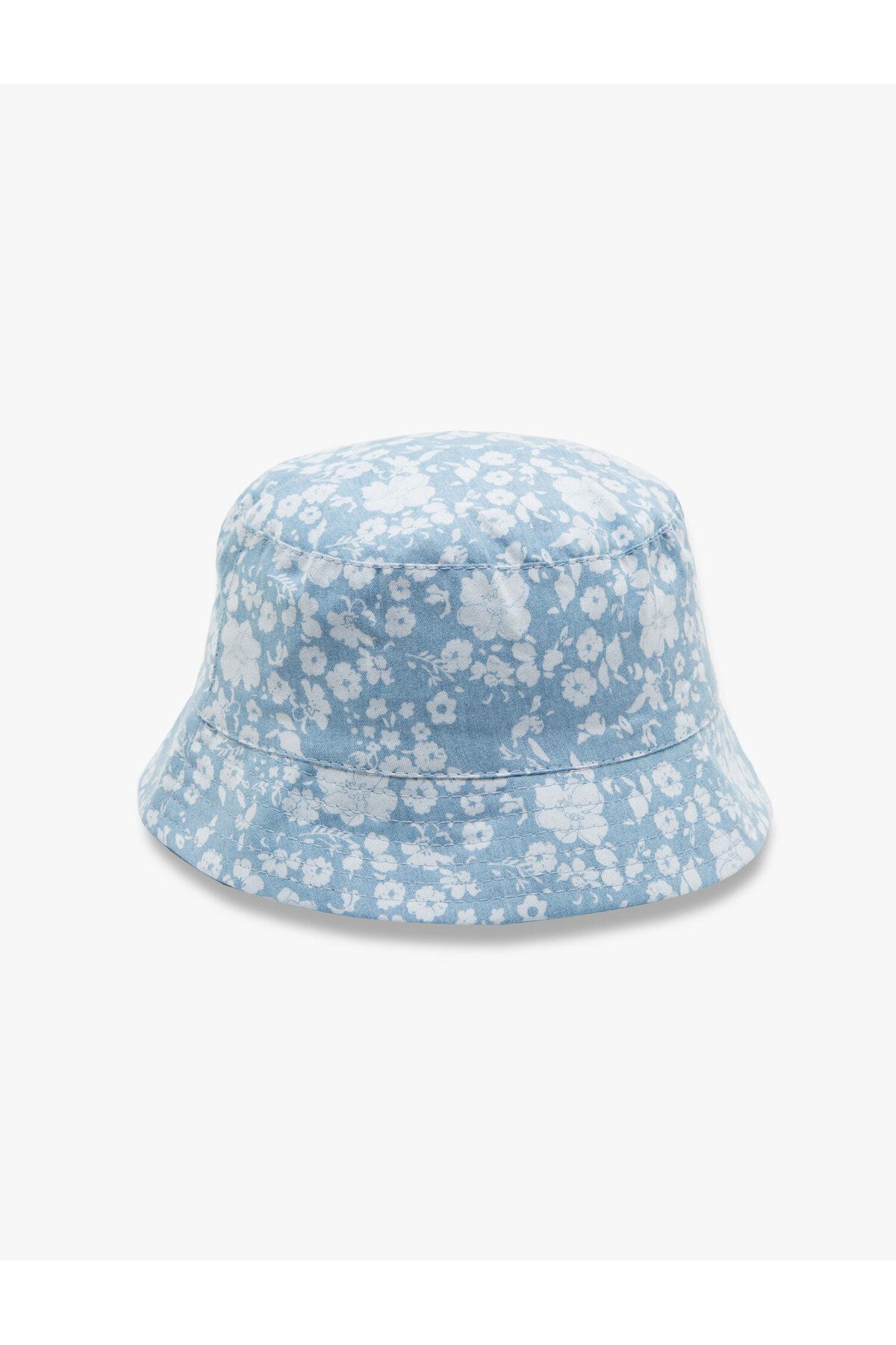 Koton Mavi Kız Çocuk Şapka