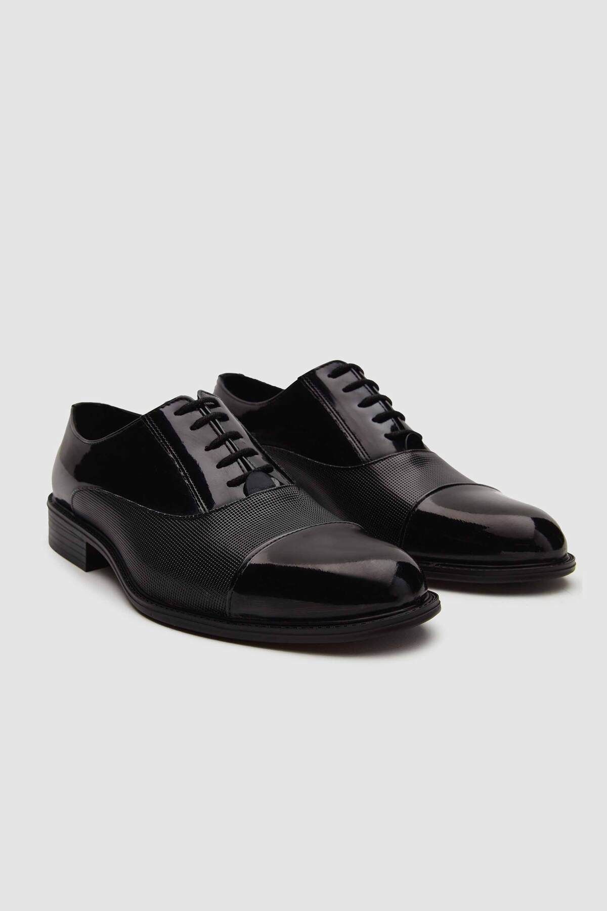 D'S Damat Siyah Klasik Smokin Ayakkabı