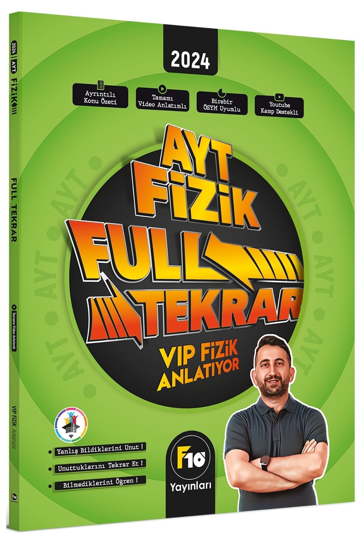 F10 Yayınları Vip Fizik Ayt Fizik Full Tekrar Video Ders Kitabı