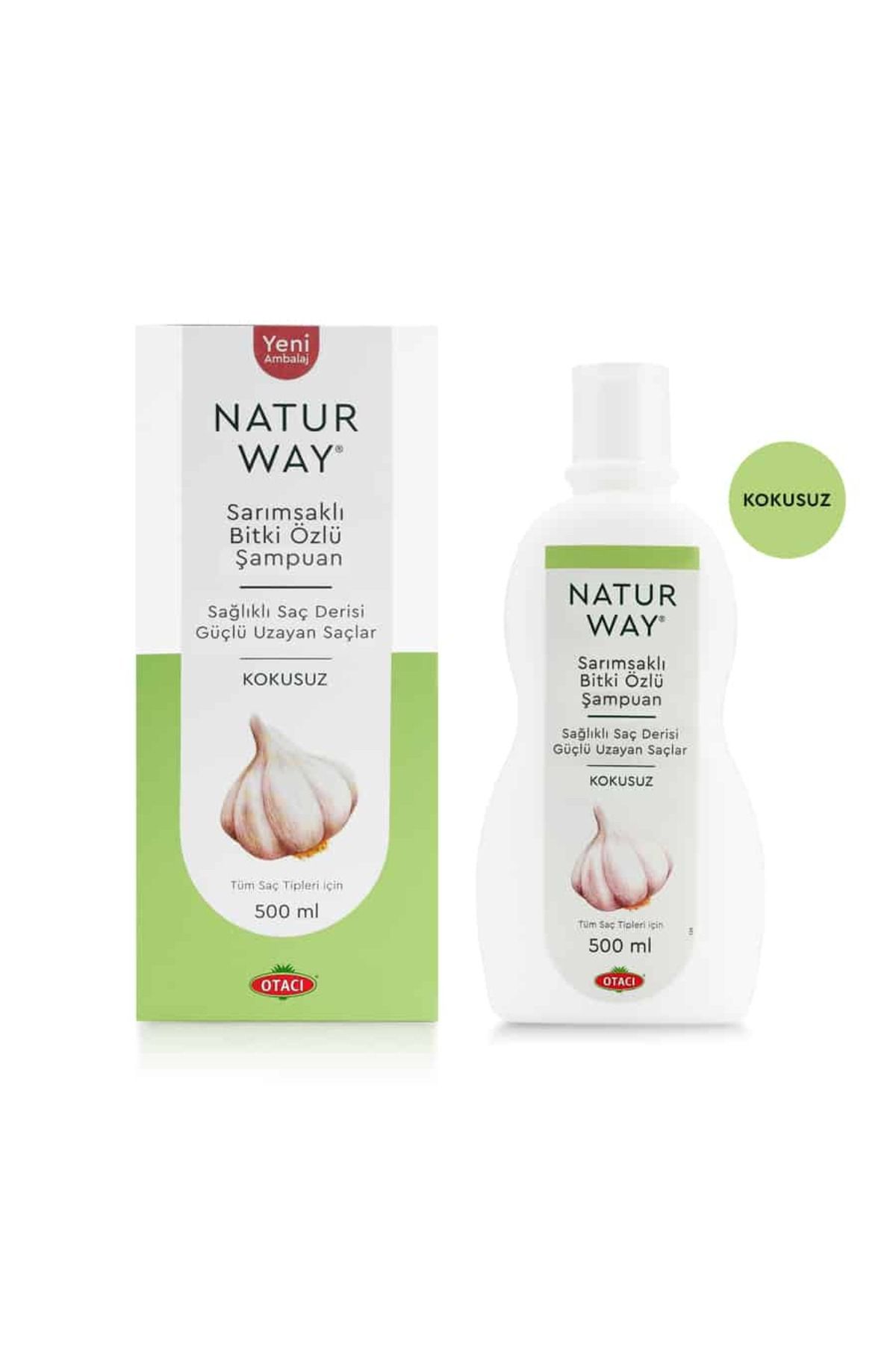 Otacı Naturway Sağlıklı Uzama Sarımsaklı Şampuan