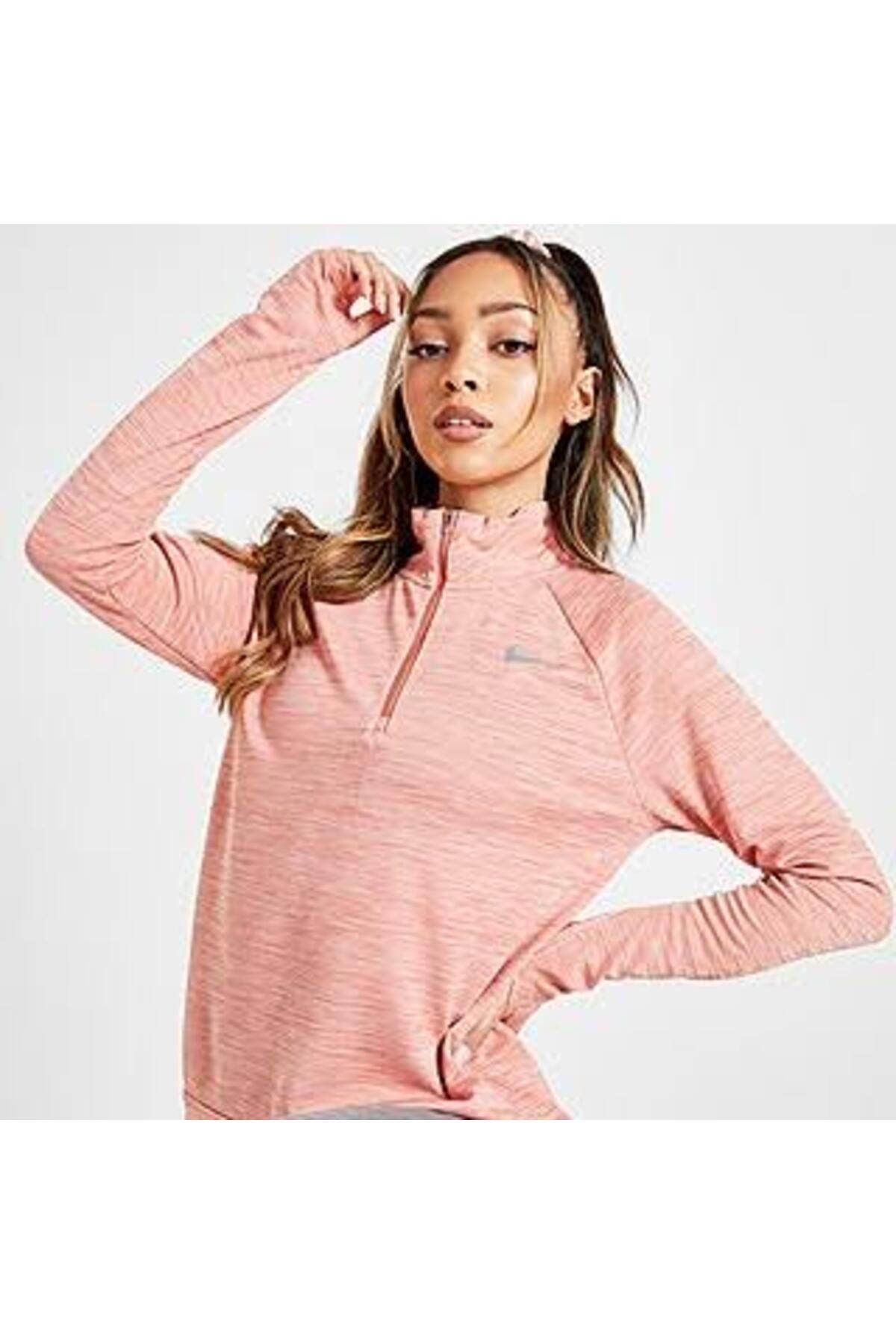 Nike Yarım Fermuarlı Kadın Koşu Sweatshirt DD6570-611