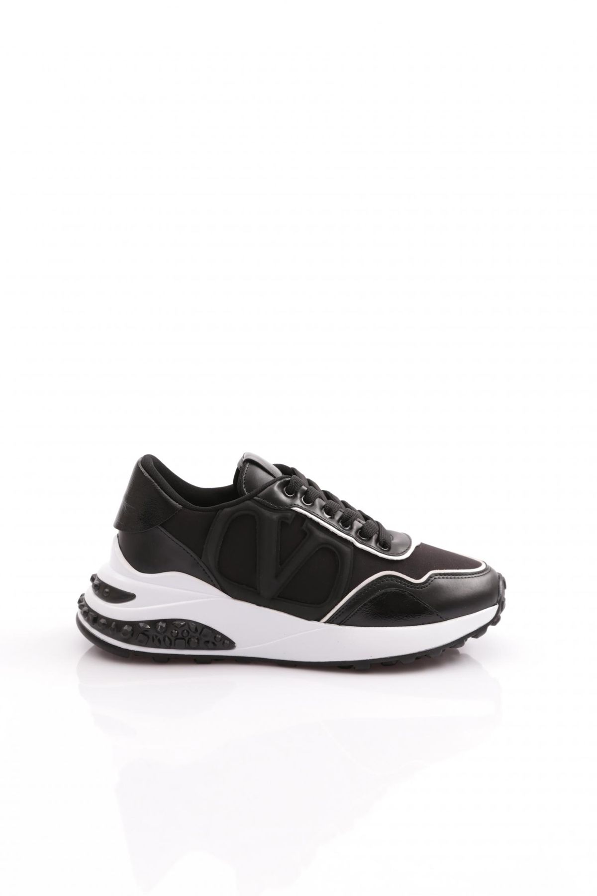 Dgn 041 Kadin V Desenli Sneaker Ayakkabı