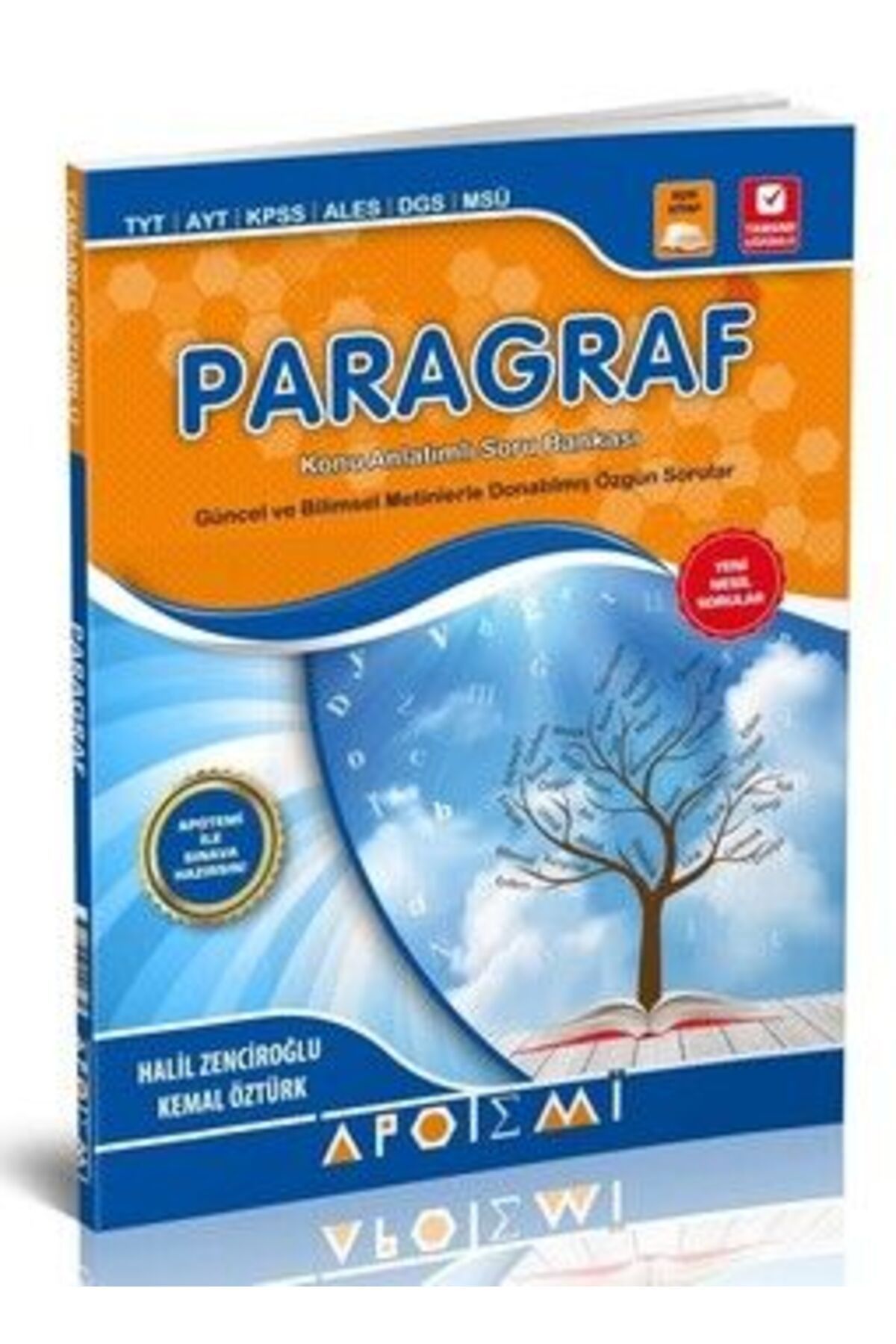 Apotemi Yayınları Apotemi Paragraf Konu Anlatımlı Soru Bankası