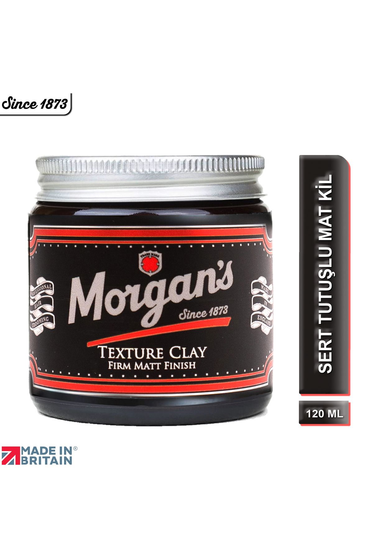 Morgan's Pomade Morgan's Texture Clay Firm Matt Finish - Doku Veren Sert Saç Şekillendirme Kili 120 ml