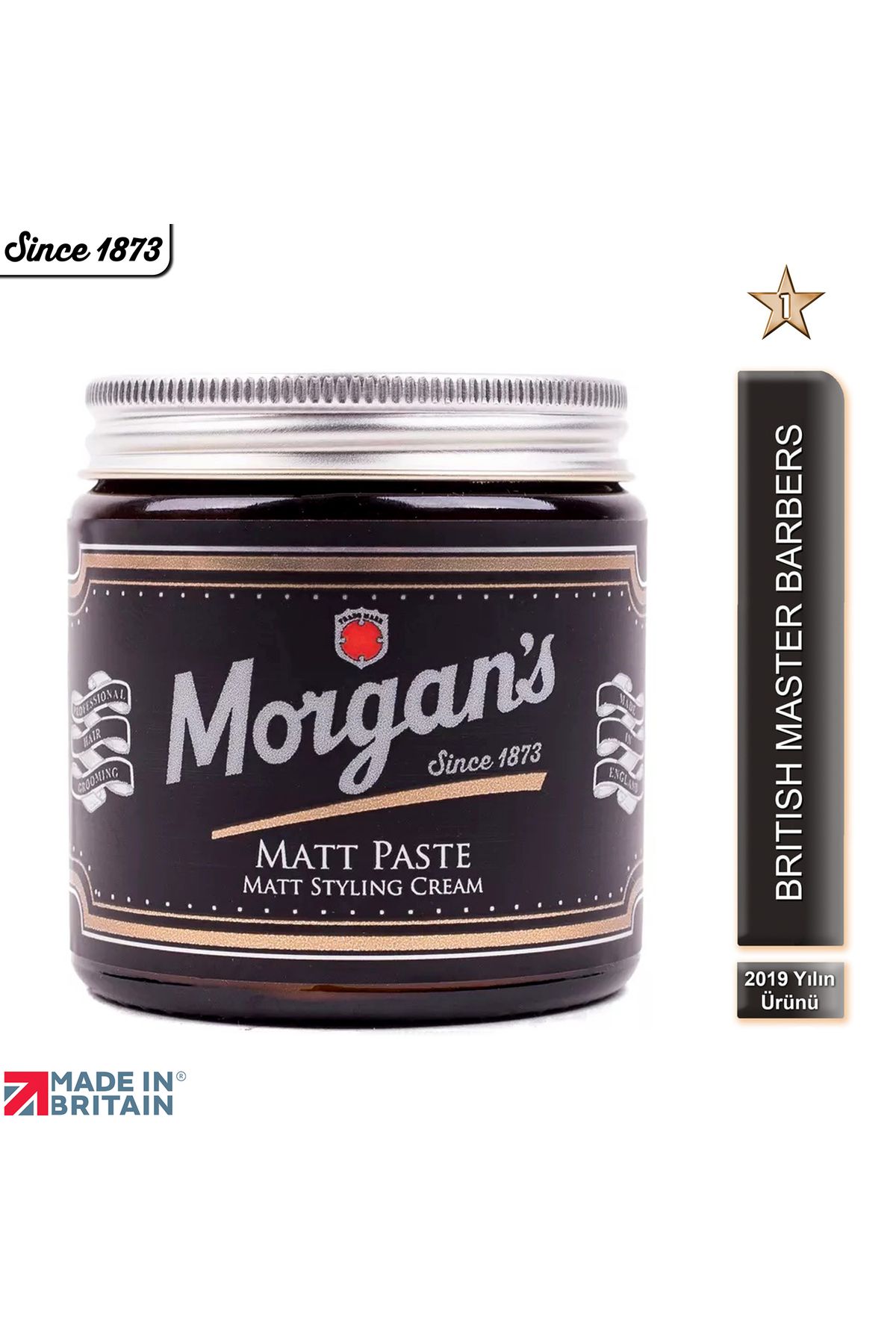 Morgan's Pomade Morgan's Matt Paste Styling Cream - Doğal Mat Bitiş Şekillendirici Krem 120 ml