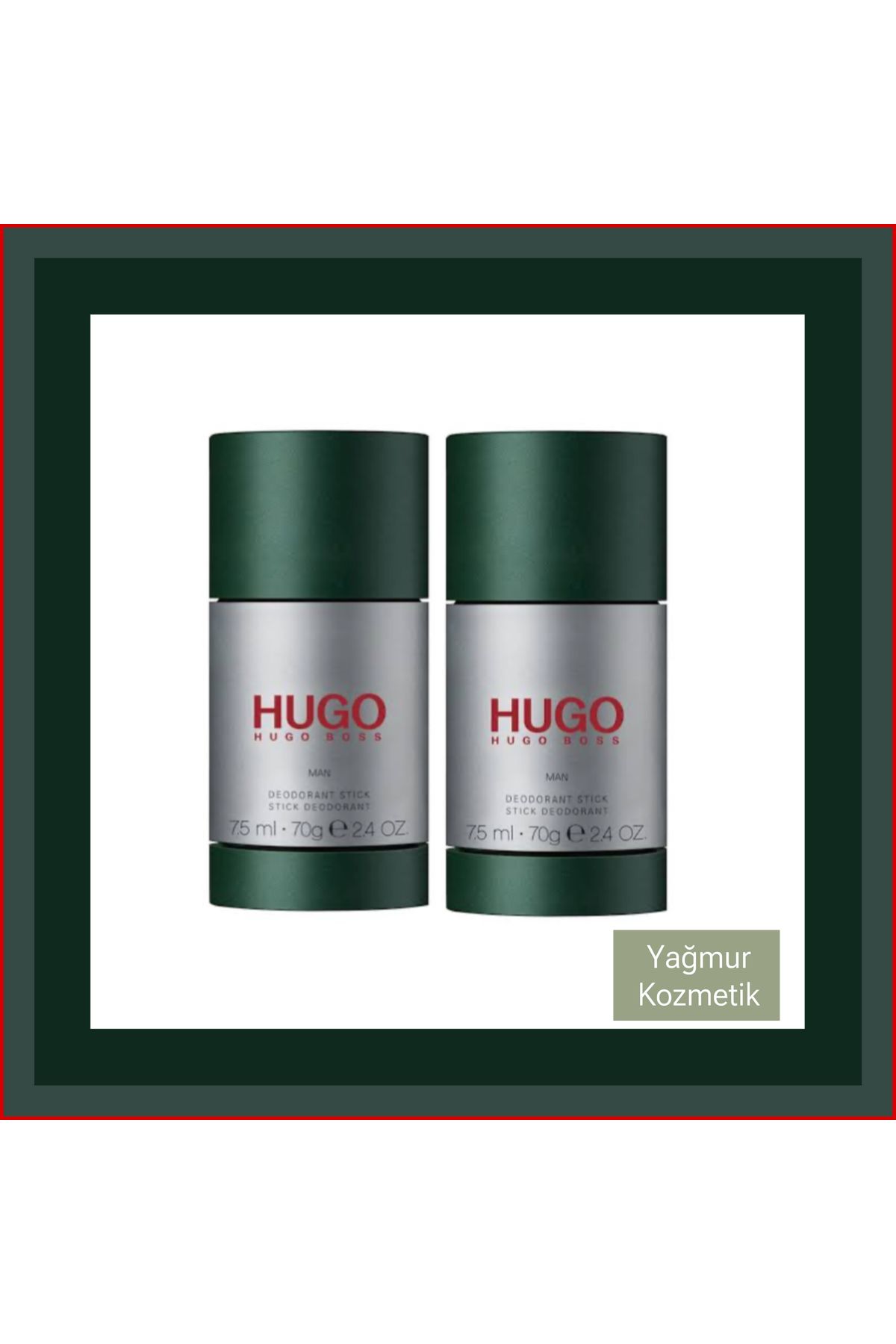 Hugo Boss Green Deo Stick 75ml +75ml For Man