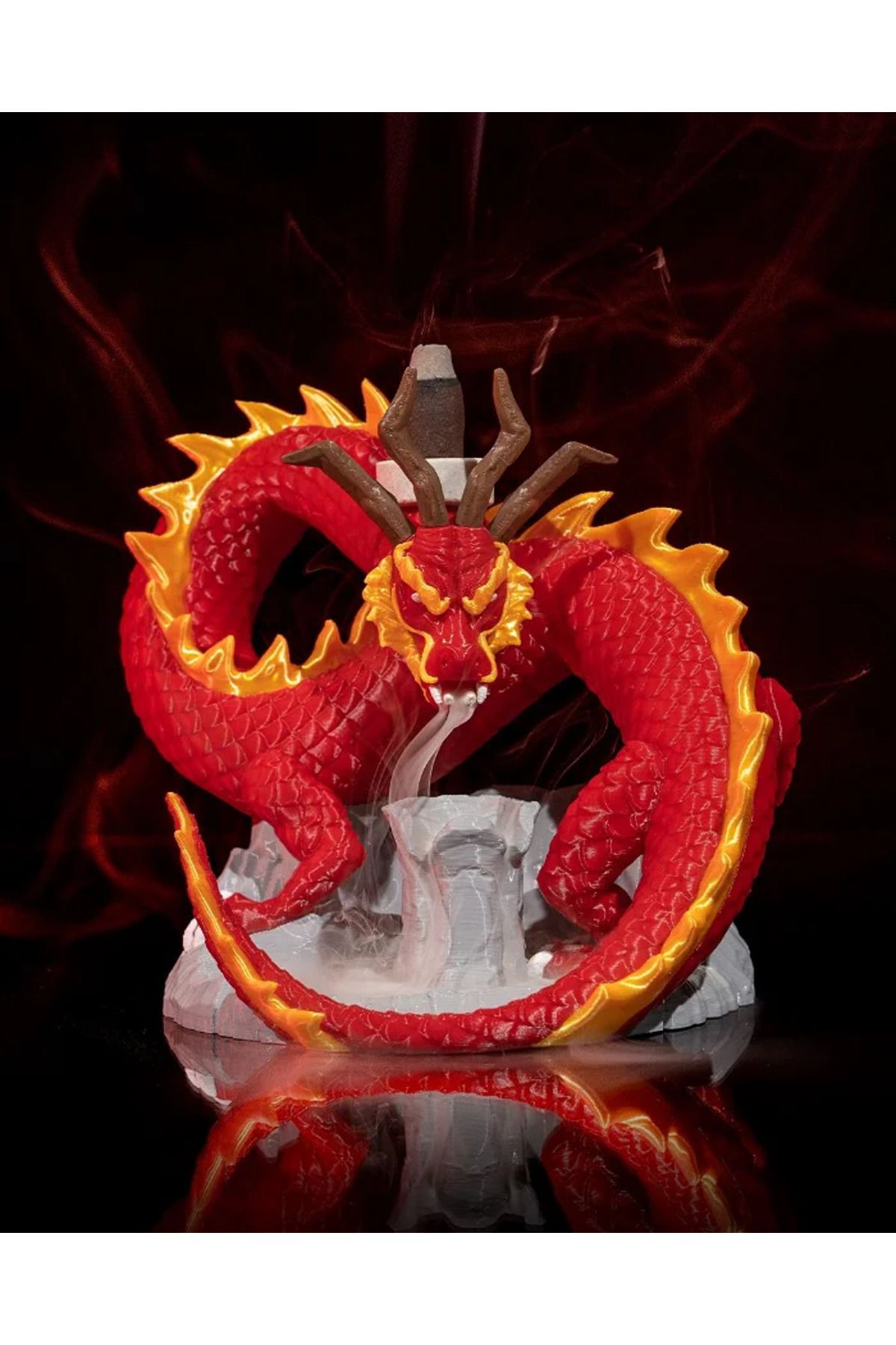 Bi'şeyler Sepeti Dragon Tütsü Tutucu Incense Holder