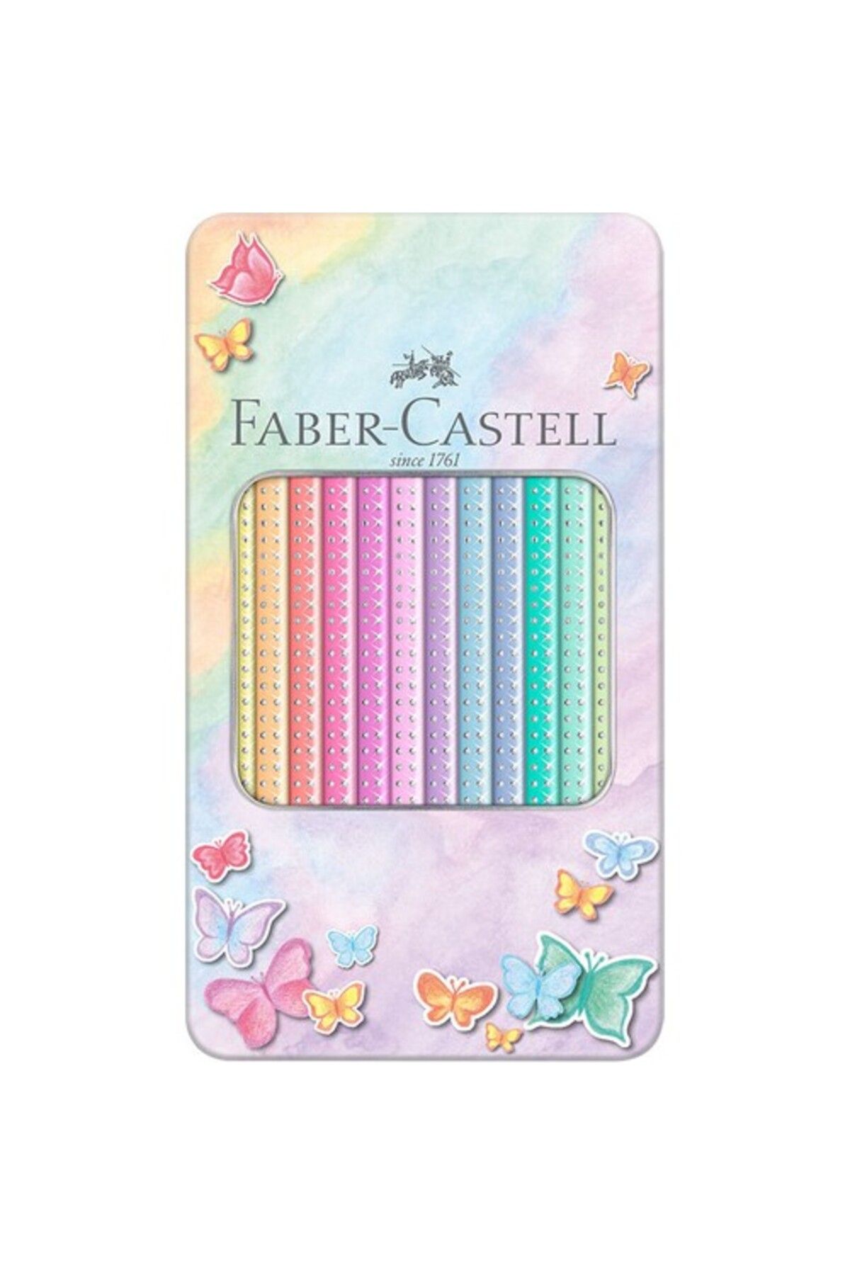 Faber Castell Fabre Castell Parlak Renkler Pastel Boya Kalem 12 Li